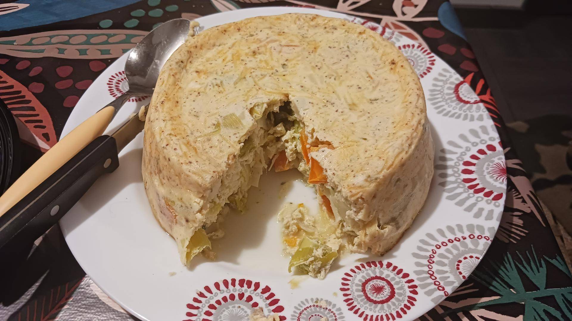 Flan poireaux et carottes - Recette Cookeo V3 | Moulinex