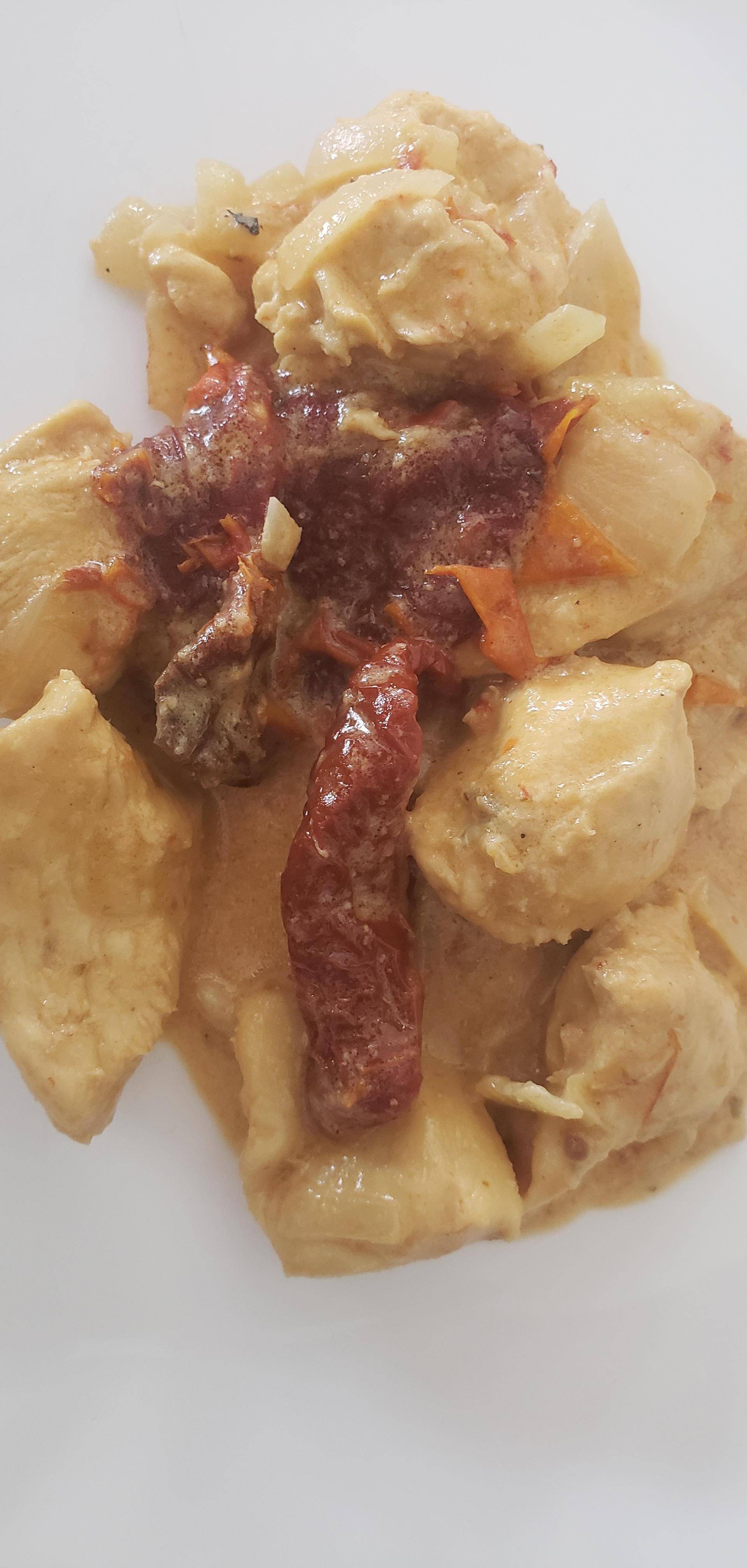 Émincé de poulet aux tomates séchées - Recette Cookeo V3 | Moulinex