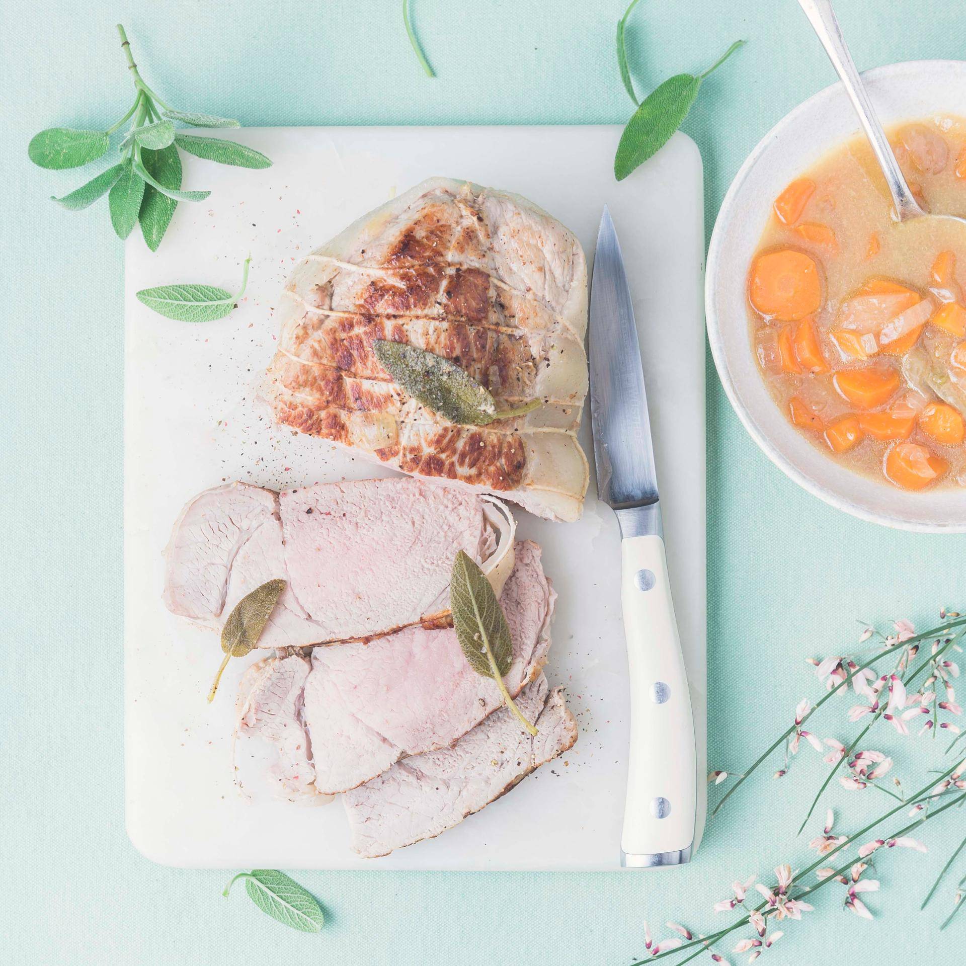 Kalfsrosbief met wortelen - Recette Cookeo | Moulinex