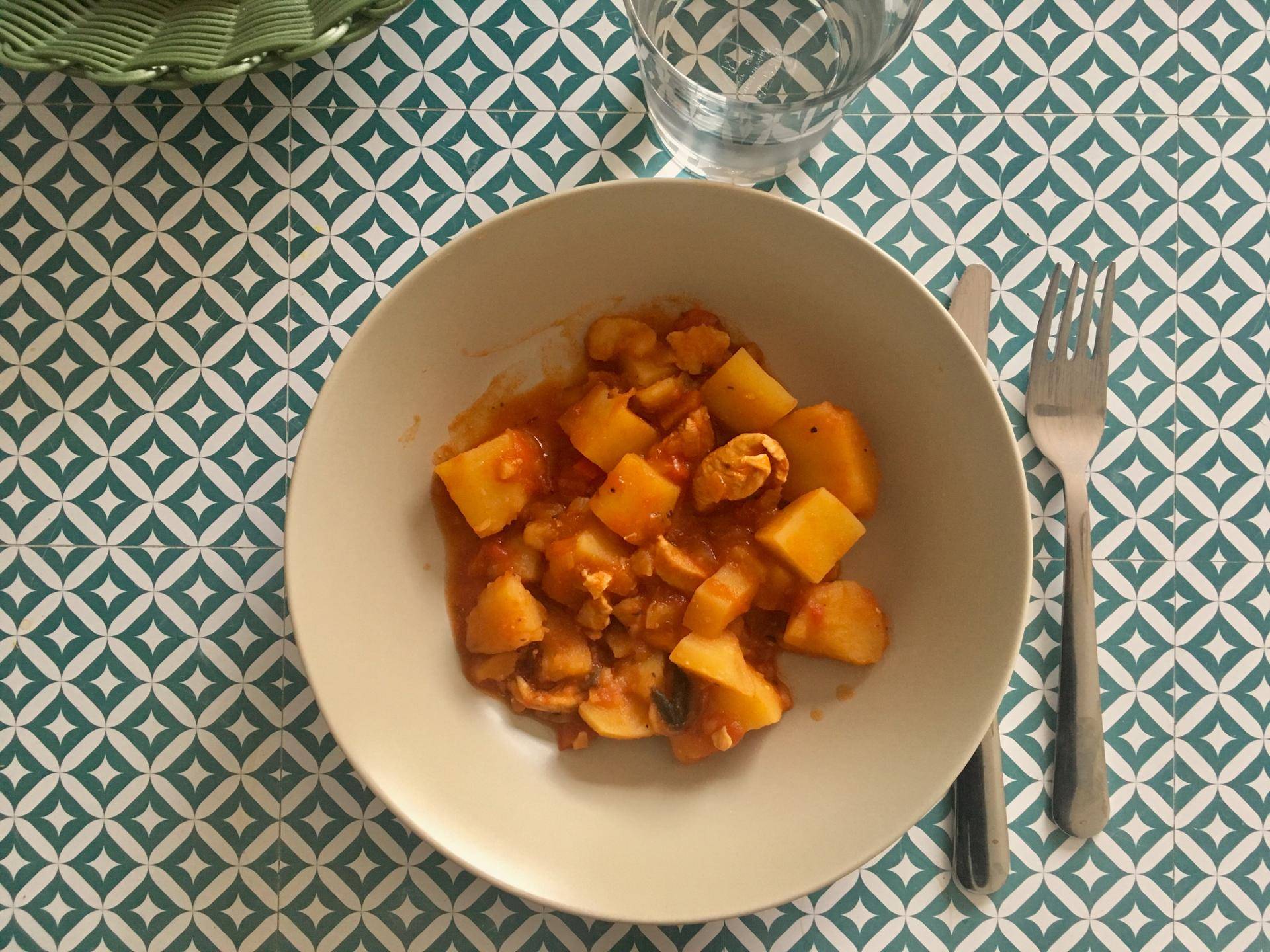 Poulet pomme de terre à la provençale - Recette Cookeo | Moulinex