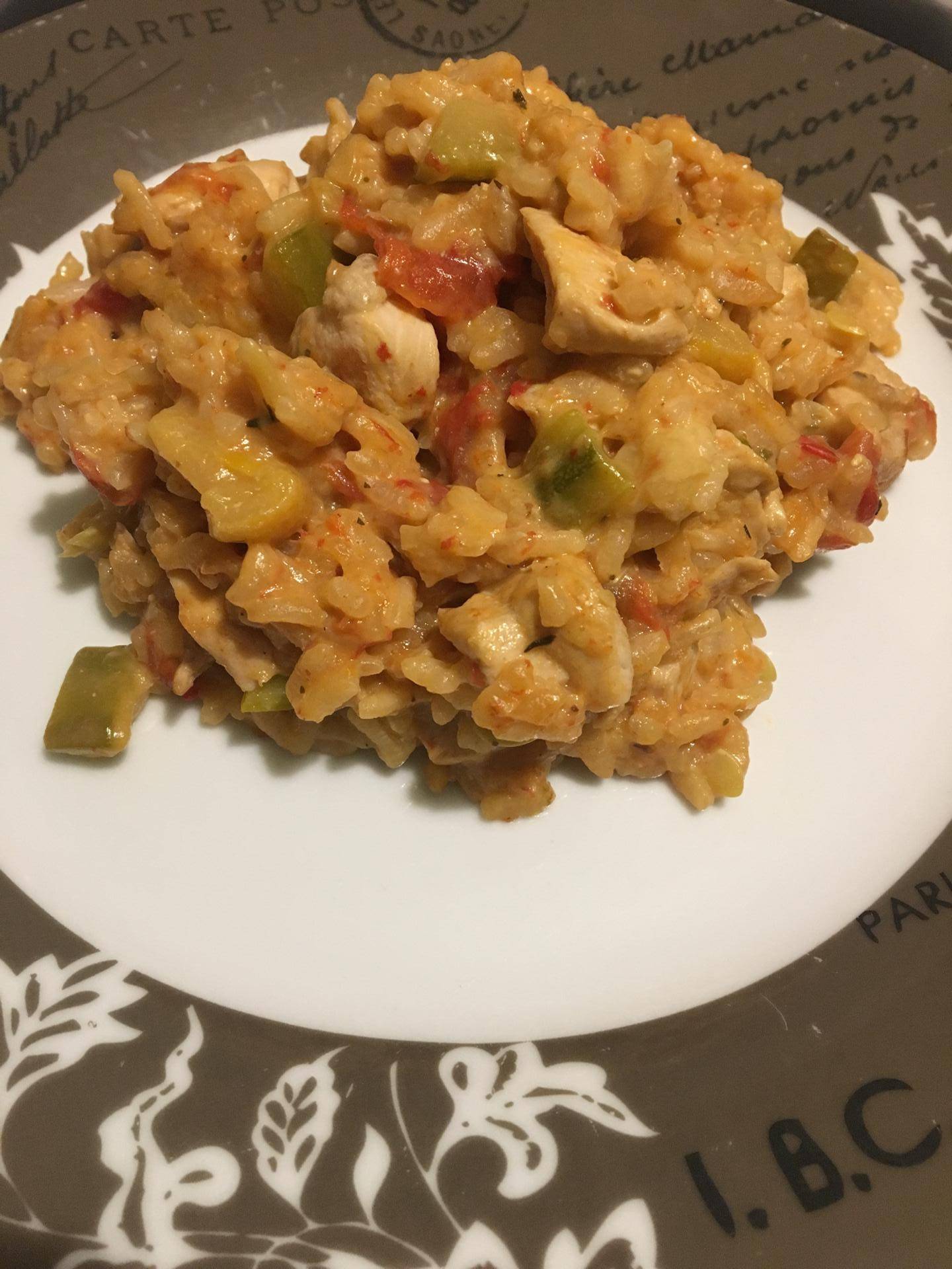 Risotto poulet courgette tomate - Recette Cookeo | Moulinex