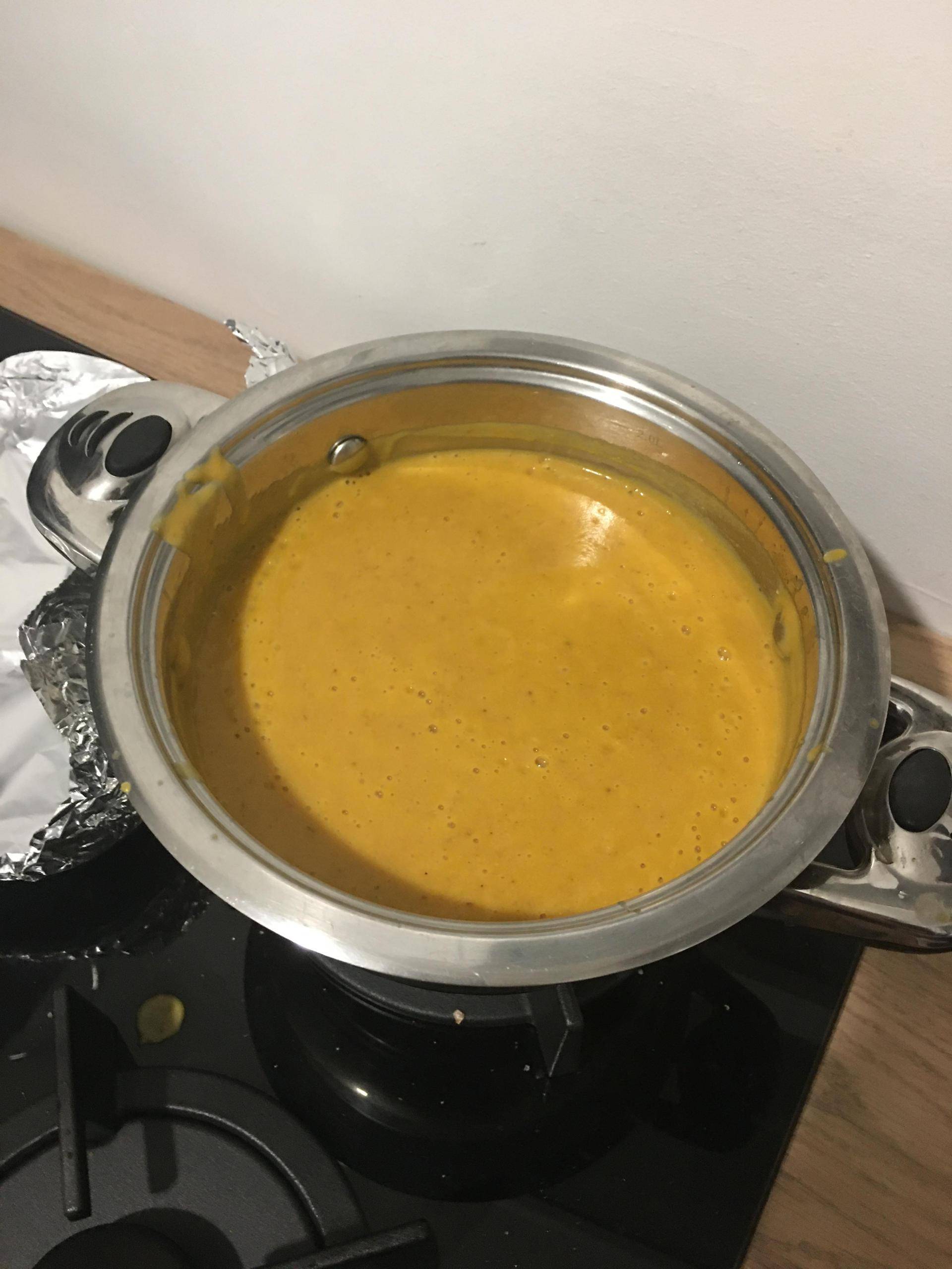 Soupe butternut lardons roquefort - Recette Cookeo | Moulinex