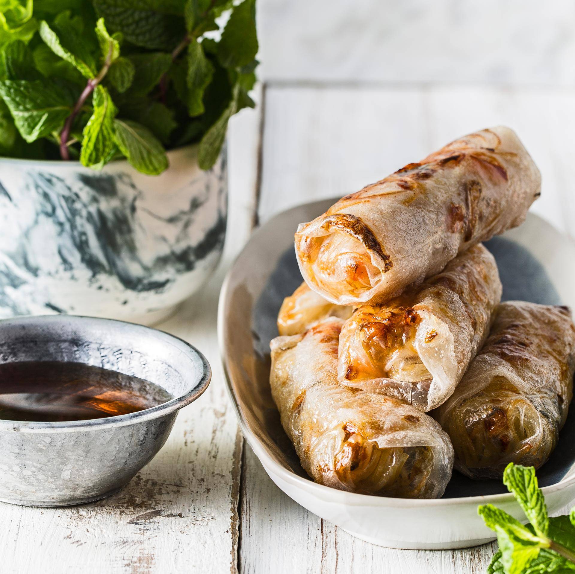 Loempia's met kip - Recette Multifunction Airfryer Oven Digital | Moulinex