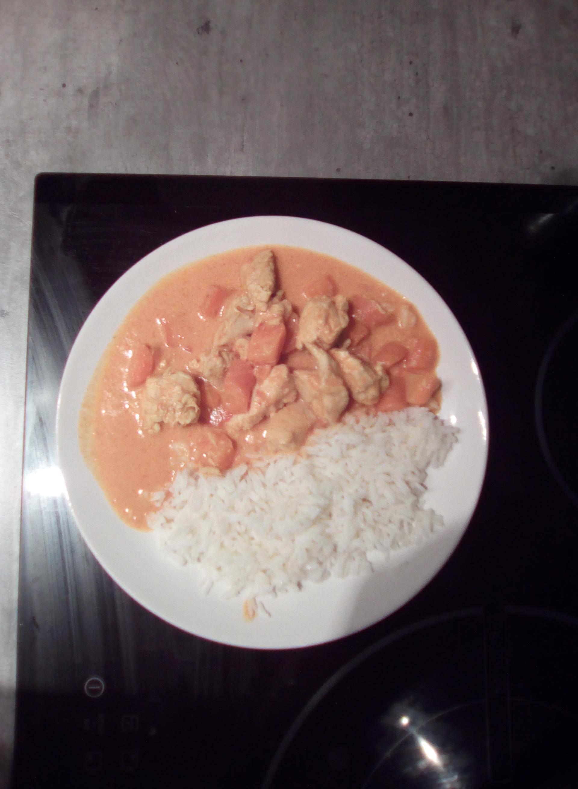 Poulet curry coco - Recette Companion Connect XL | Moulinex