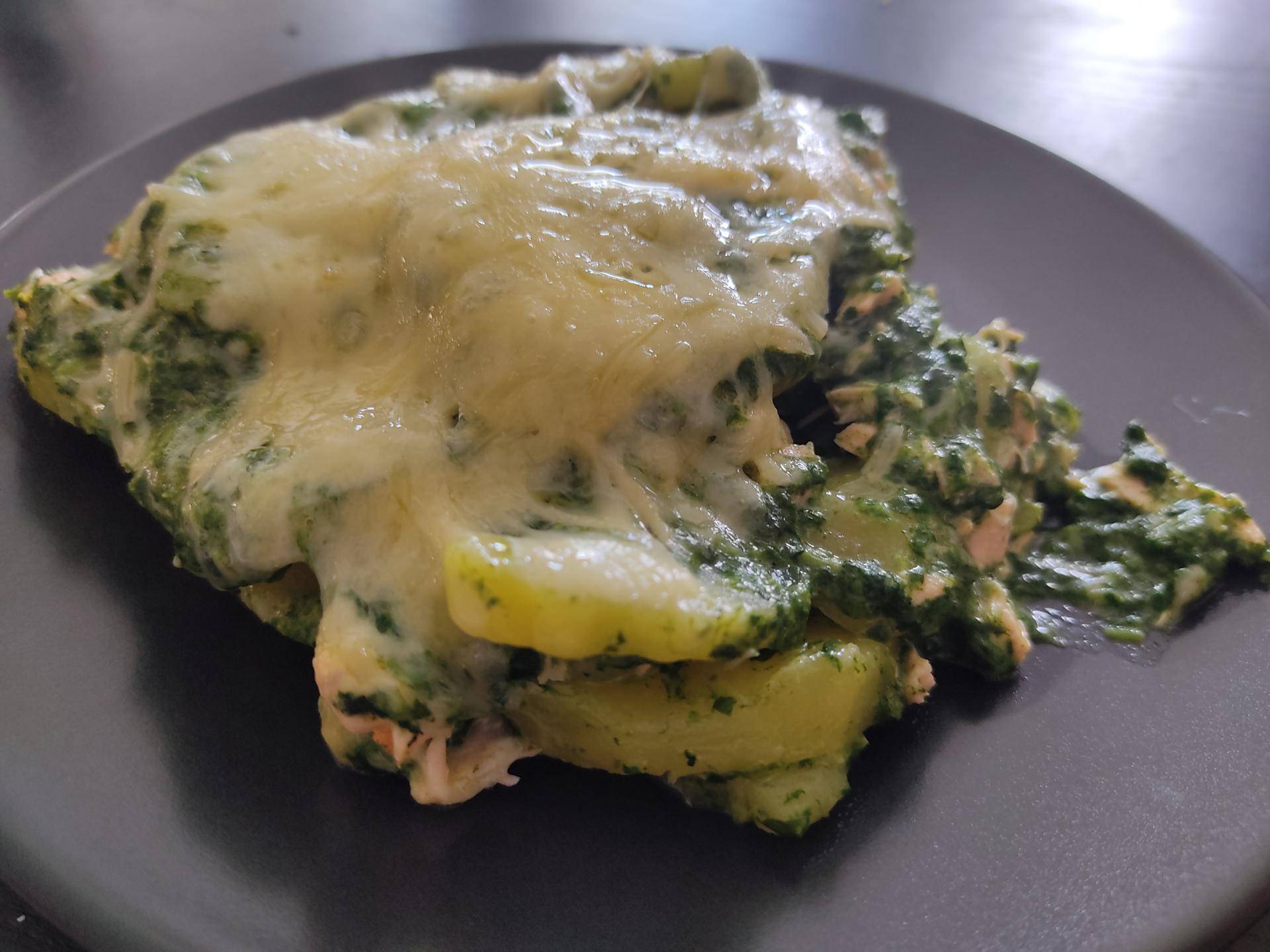 Gratin express saumon épinards - Recette Cookeo | Moulinex