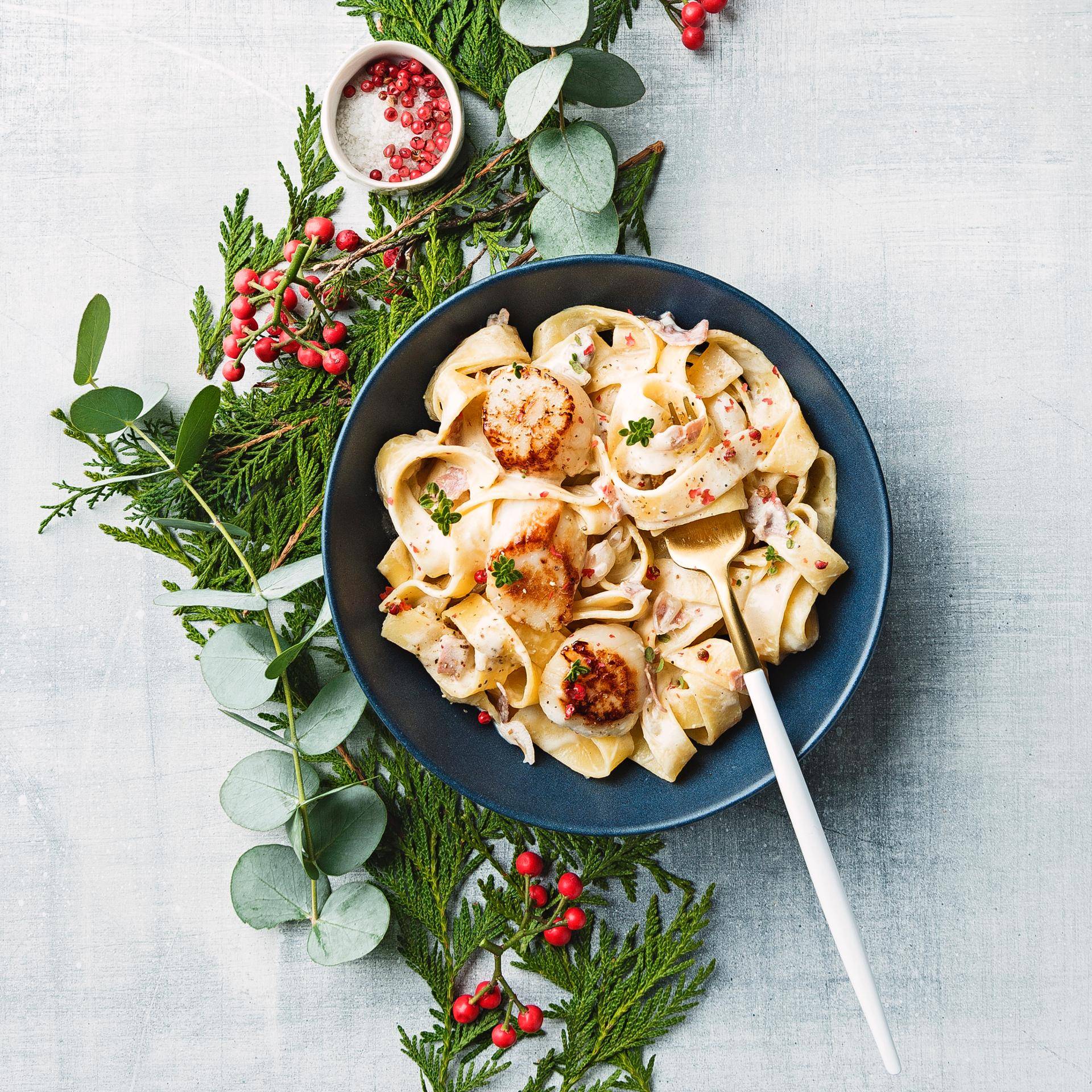 Fetuccini aux Saint-Jacques - Recette Cookeo | Moulinex