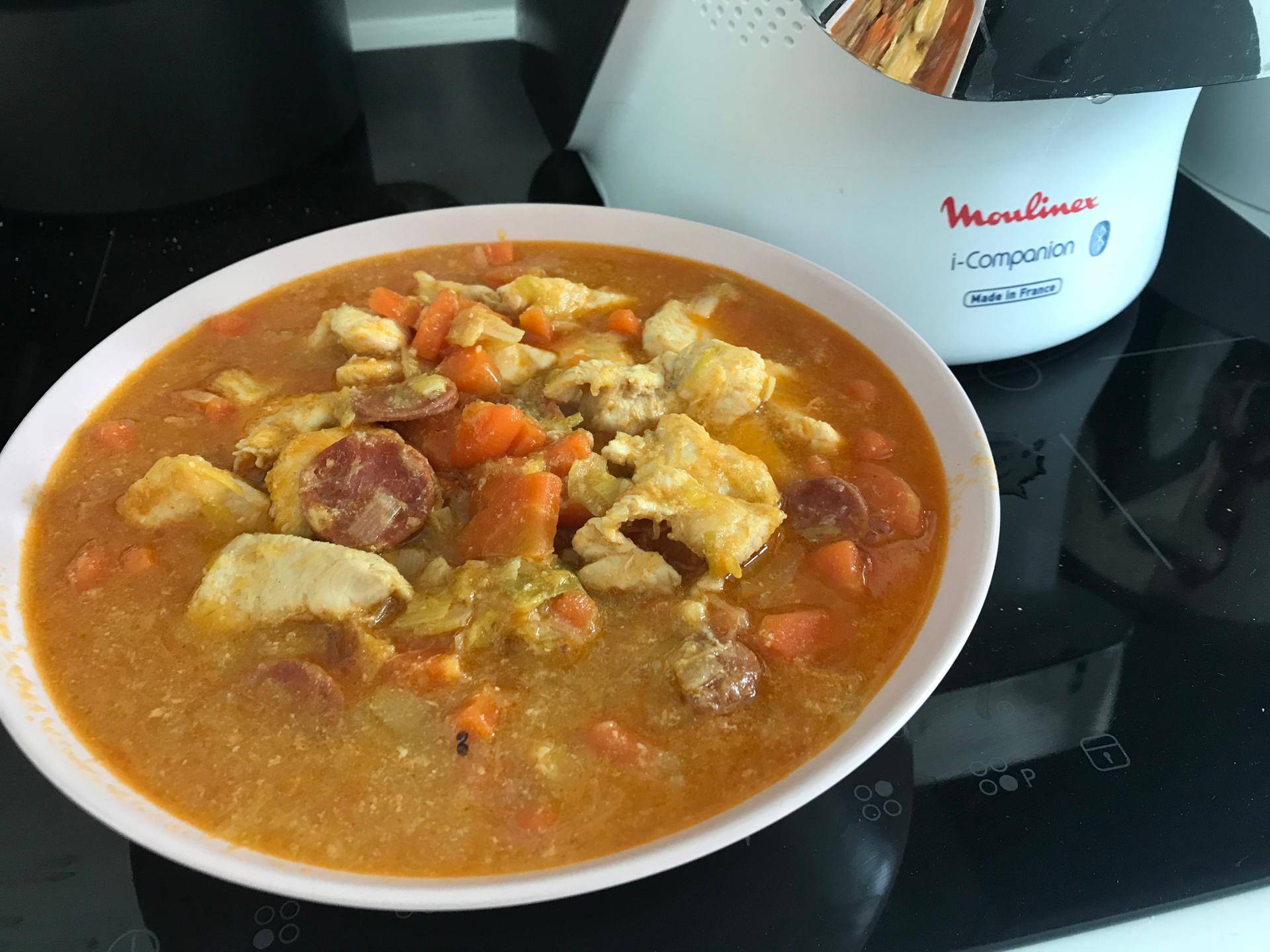 Poulet au légumes - Recette Companion Connect XL | Moulinex