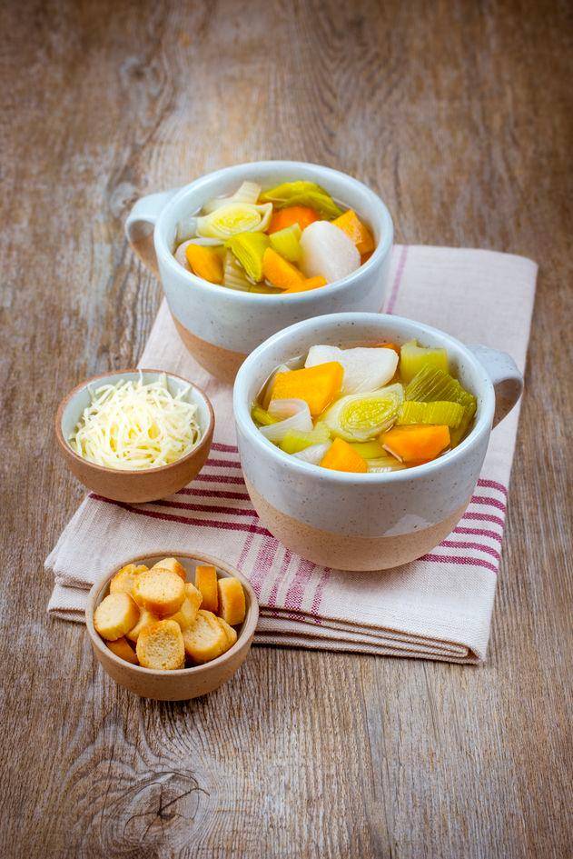 Potage aux 4 légumes - Recette Perfectmix Cook | Moulinex