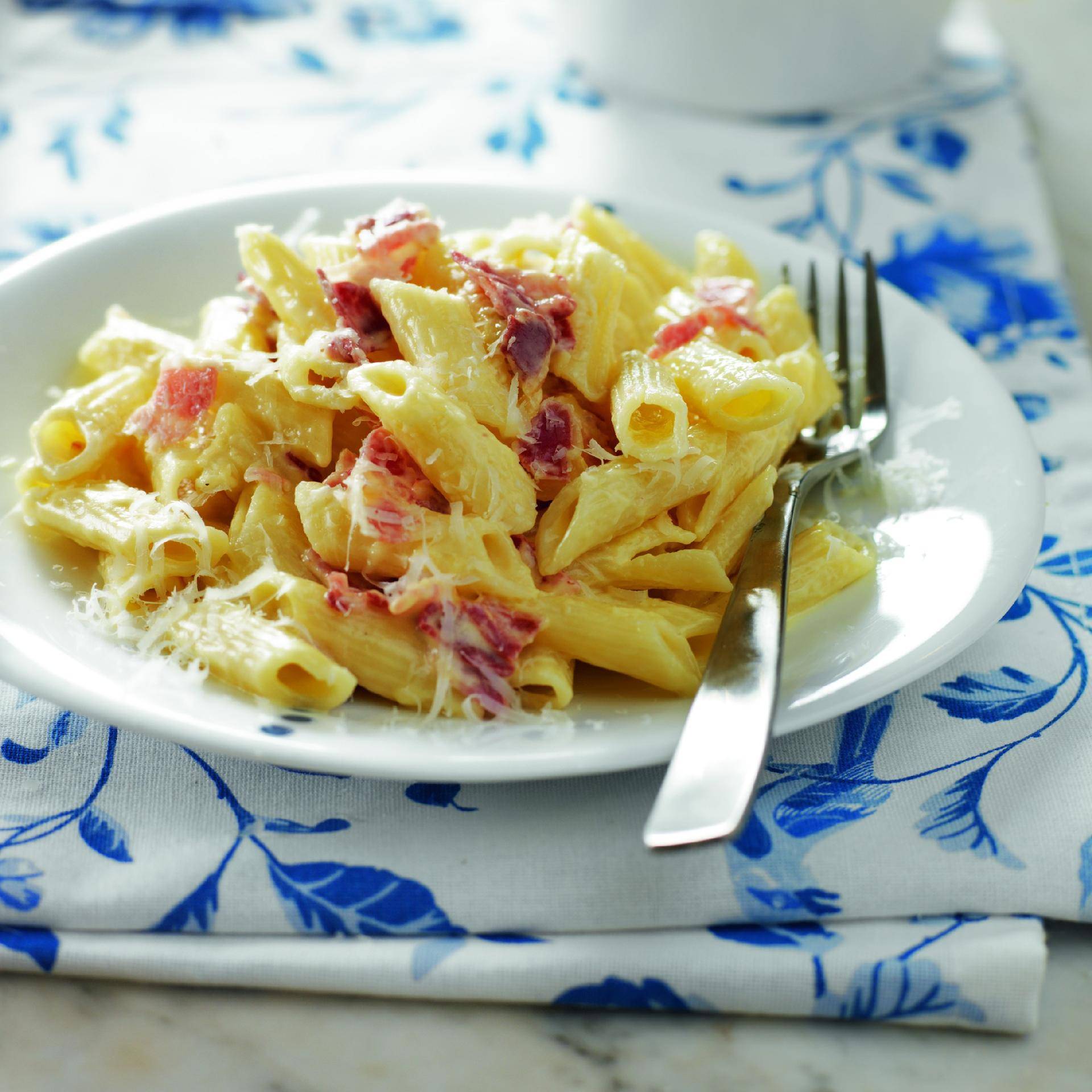 Pâtes carbonara - Recette Companion | Moulinex