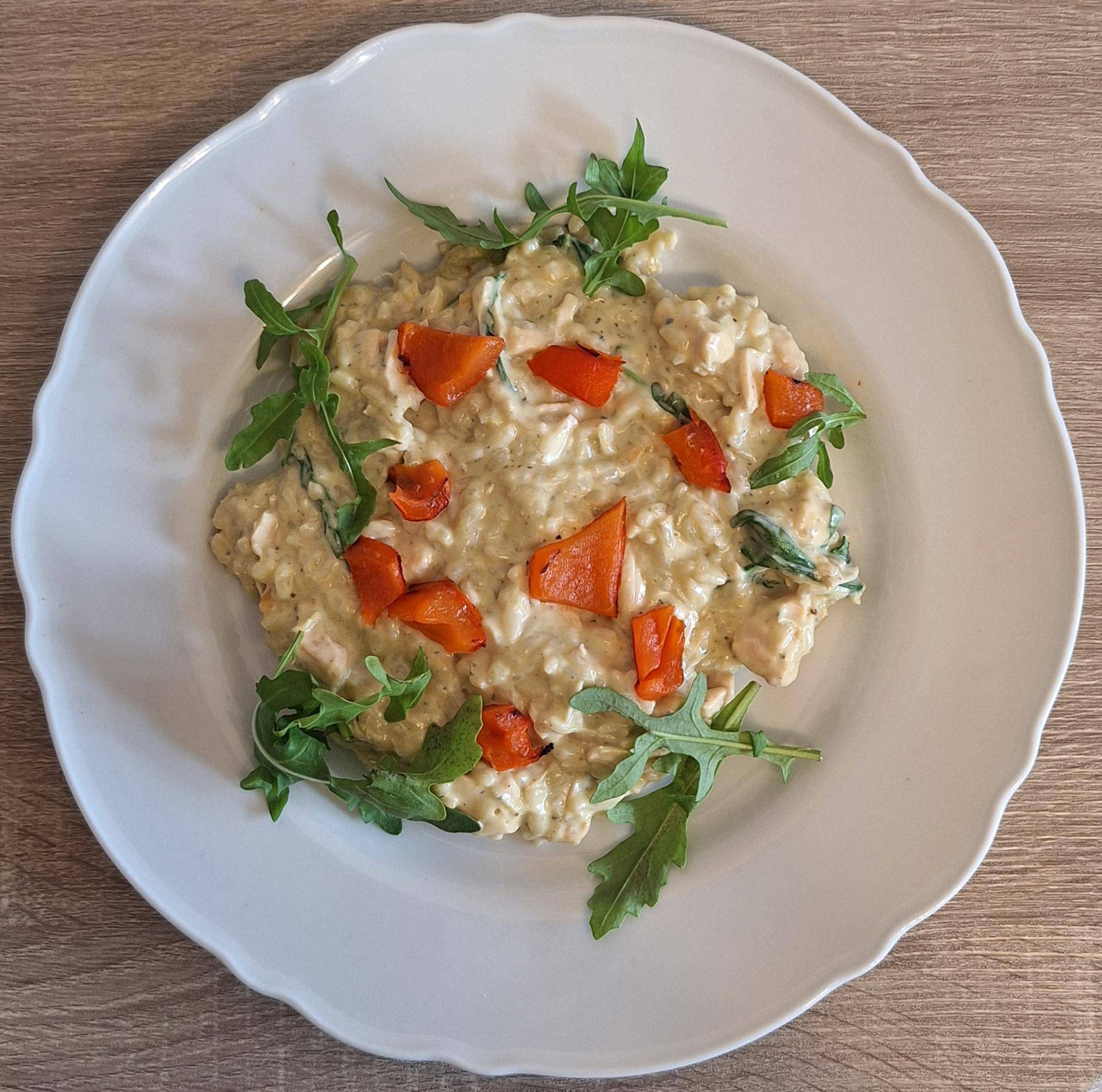 Risotto met kip en blauwaderkaas - Recette Cookeo V3 | Moulinex