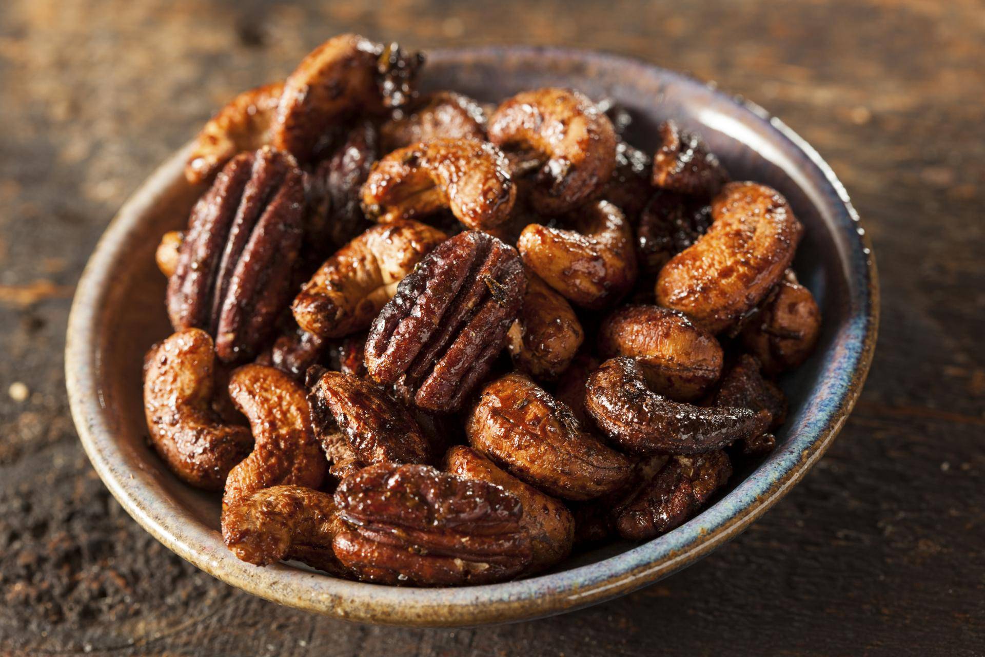 Caramelised nuts - Recette Actifry Genius | Moulinex