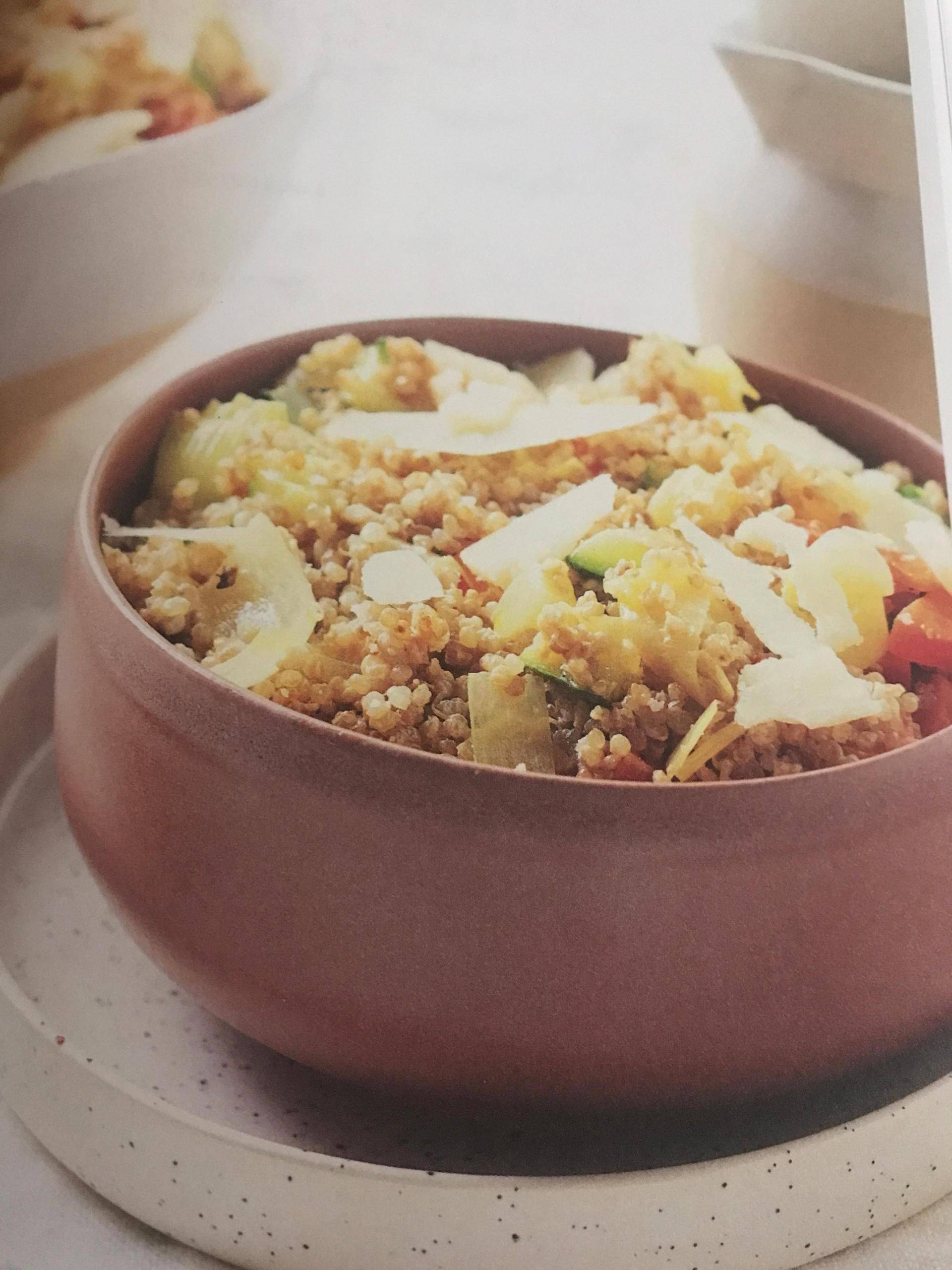 Risotto de quinoa et petits légumes - Recette Cookeo | Moulinex