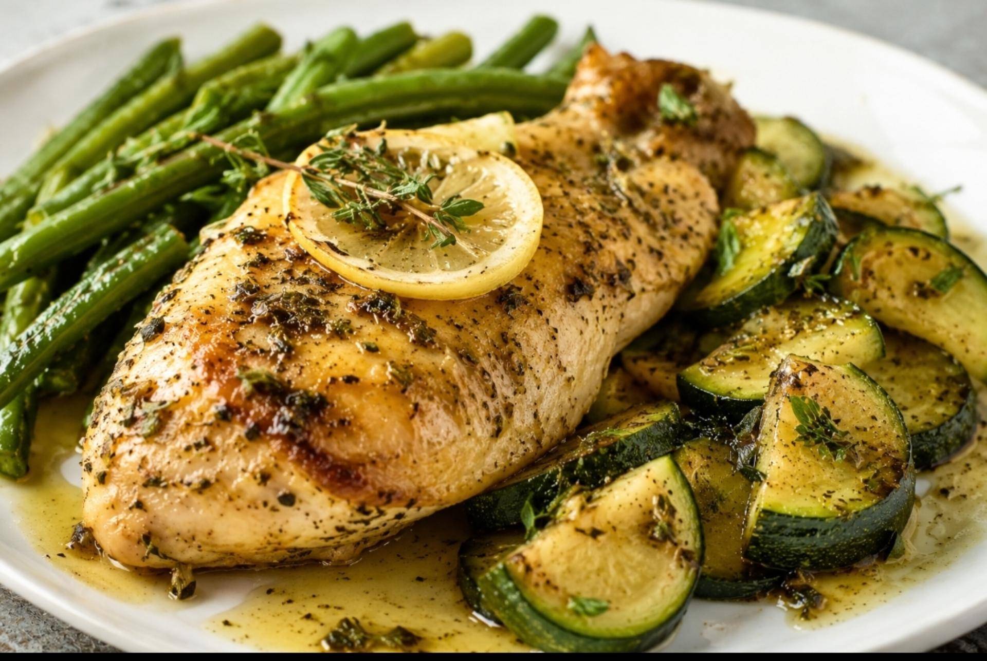 Poulet citron et herbes - Recette Companion Connect XL | Moulinex