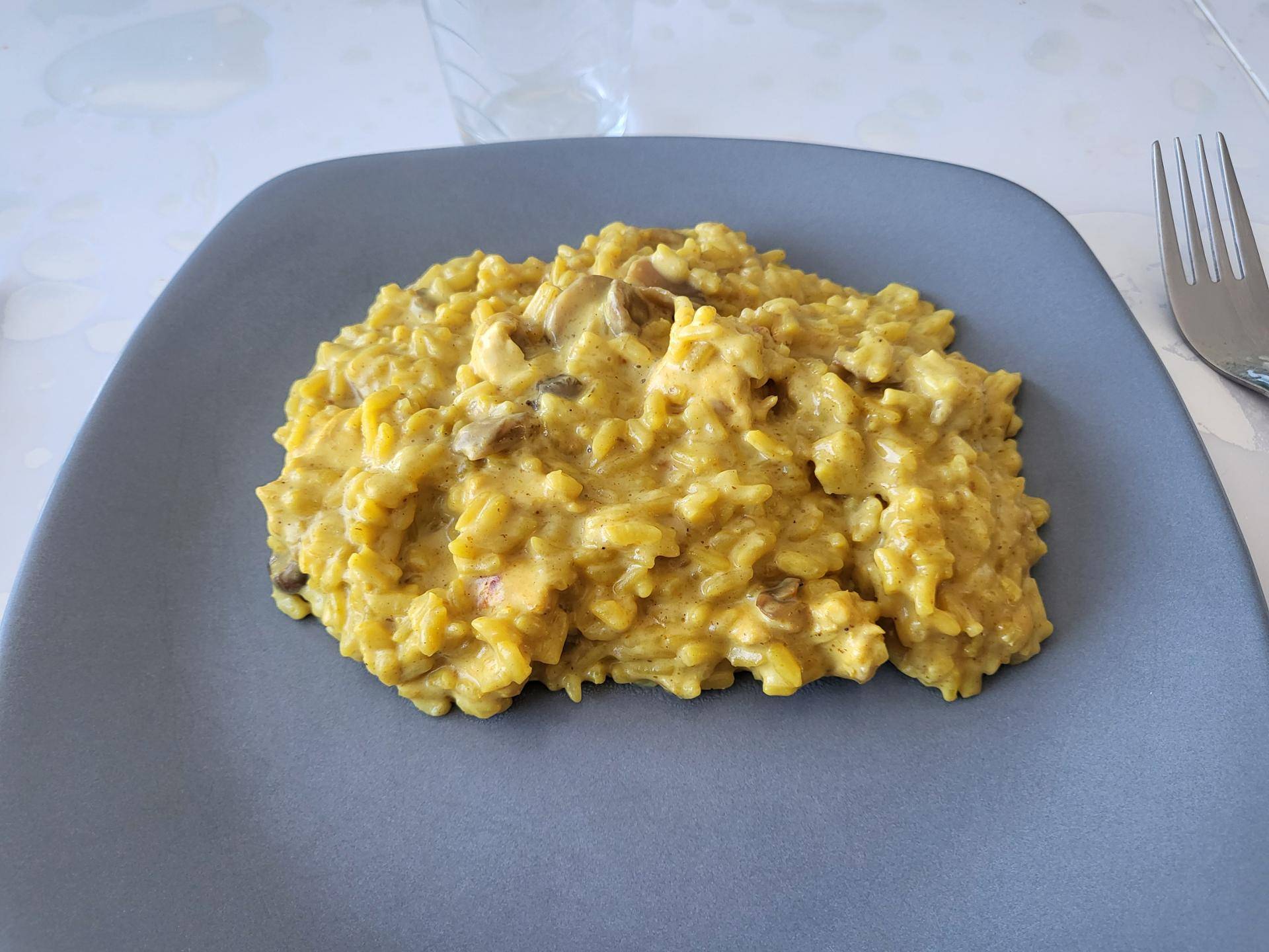 Risotto poulet champignons curry - Recette Cookeo V3 | Moulinex