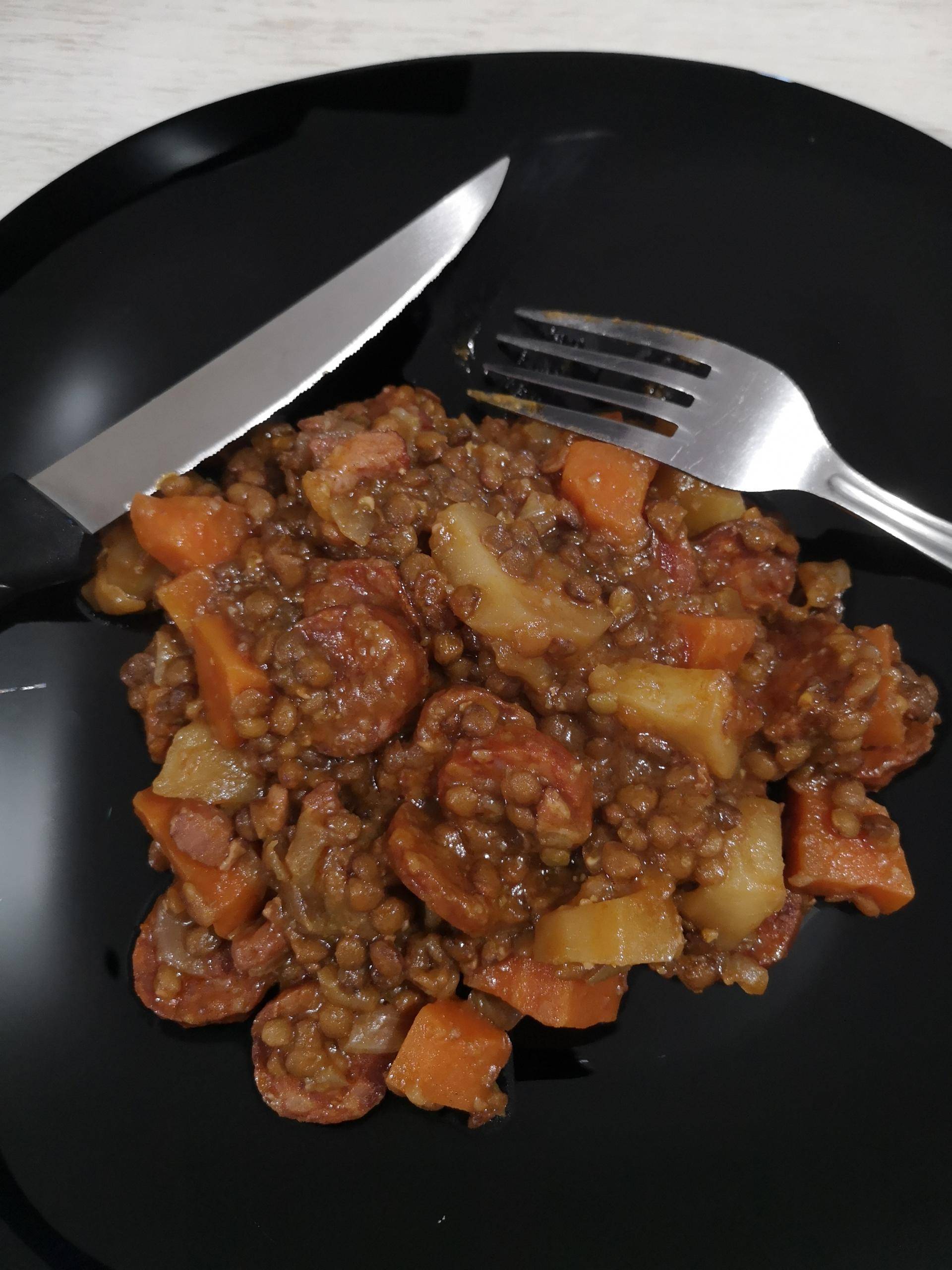 Lentilles au chorizo à l'espagnol - Recette Cookeo | Moulinex