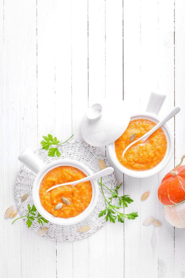 Velouté de calebasse aux épices à paella - Recette Perfectmix Cook | Moulinex