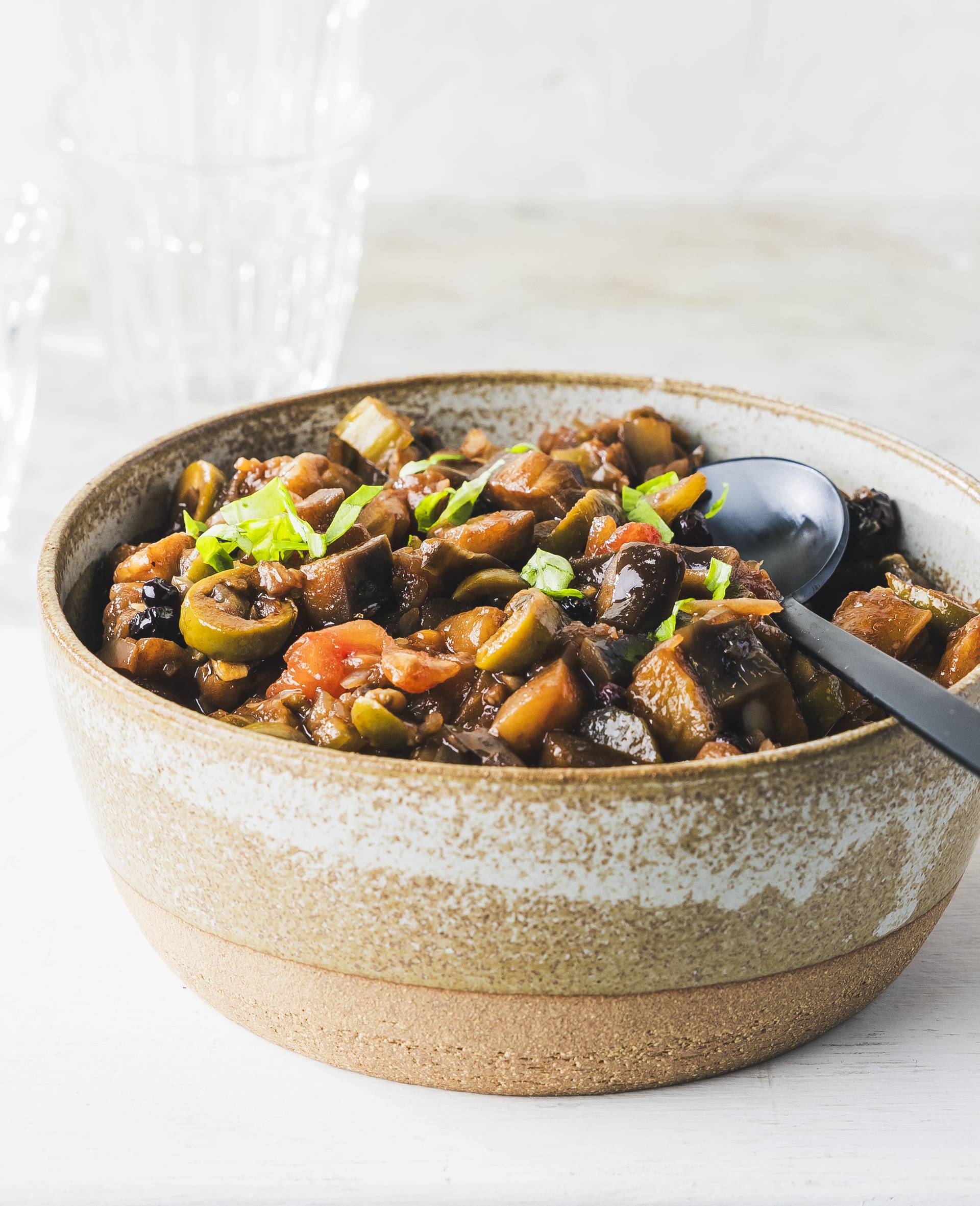 Siciliaanse caponata met rozijnen - Vacuüm - Recette Cookeo 9in1 | Moulinex
