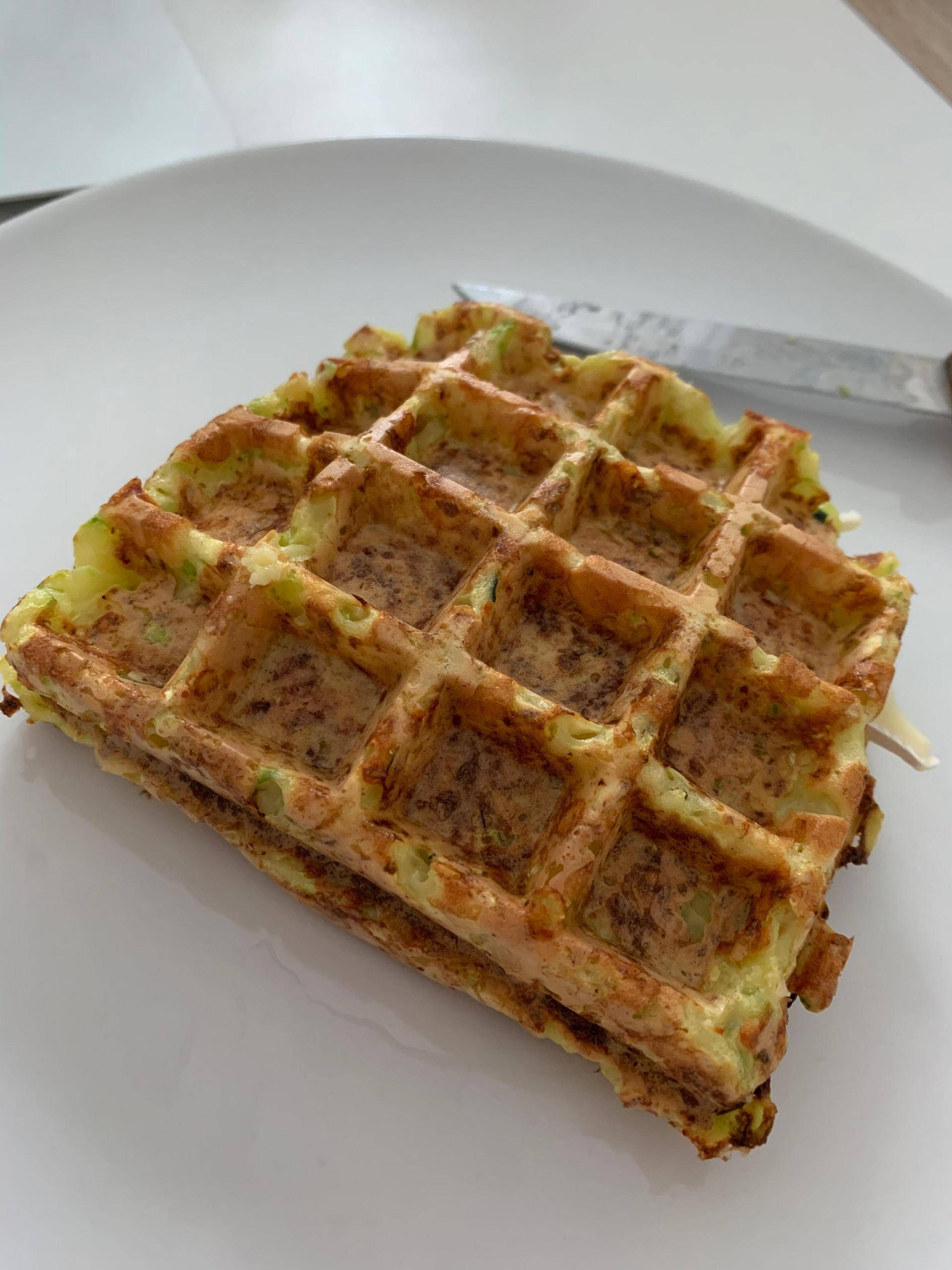 Gaufres courgettes - chèvre - Recette Companion | Moulinex