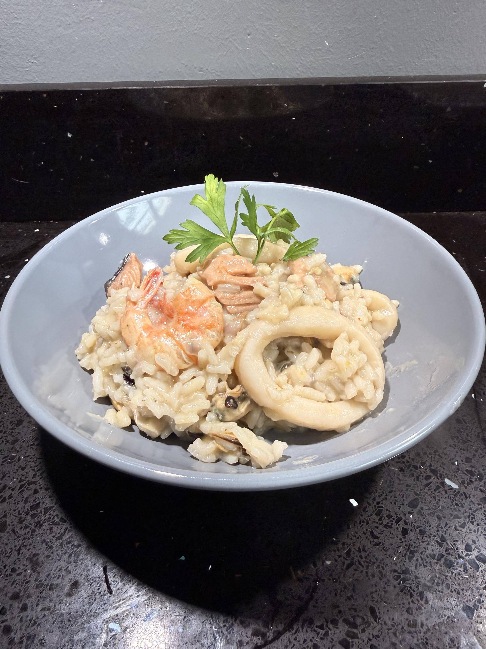 Risotto Fruits de mer et Saumon - Recette Companion Connect XL | Moulinex