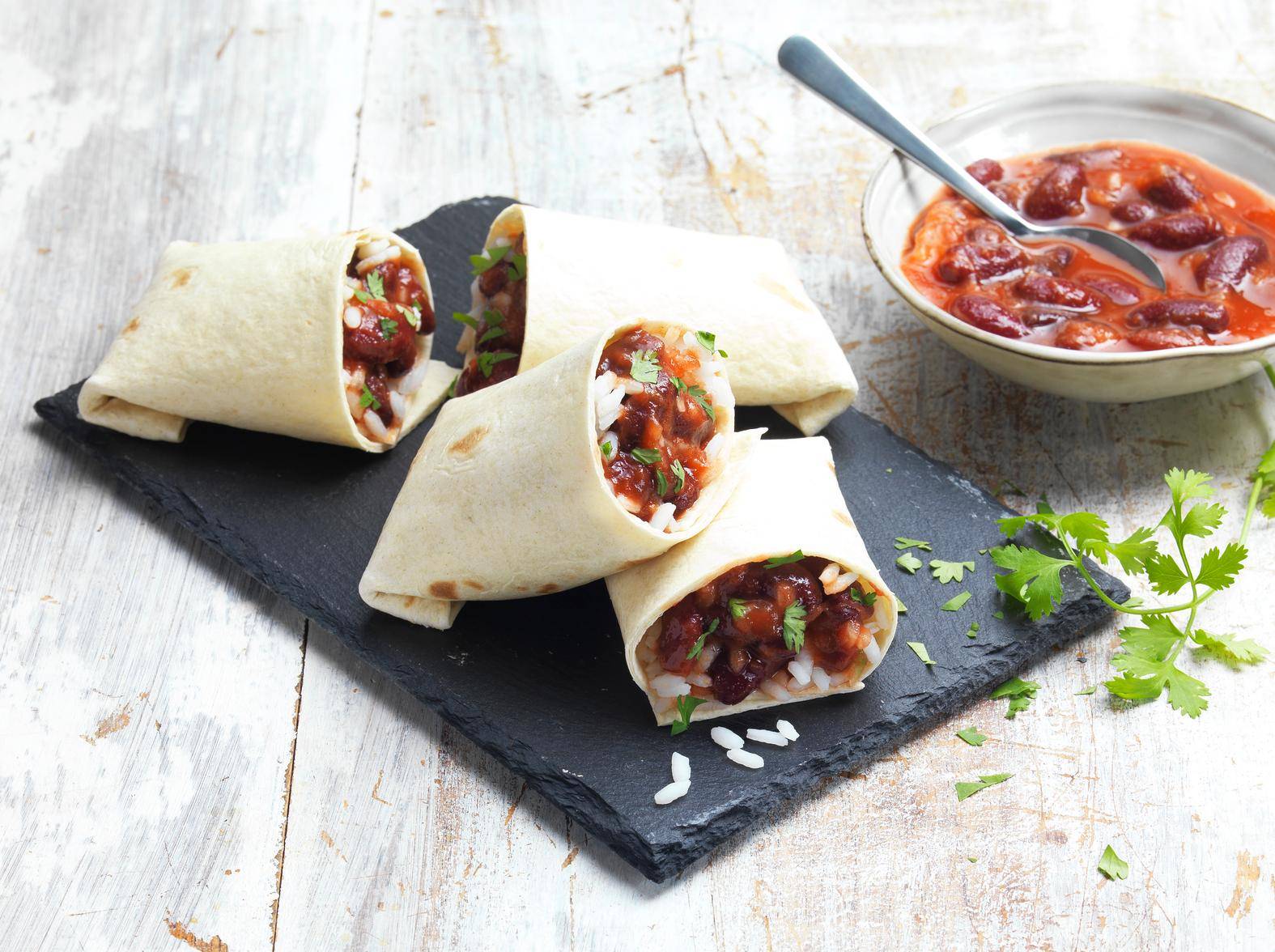 Burritos aux haricots rouges - Recette Cook'in One | Moulinex