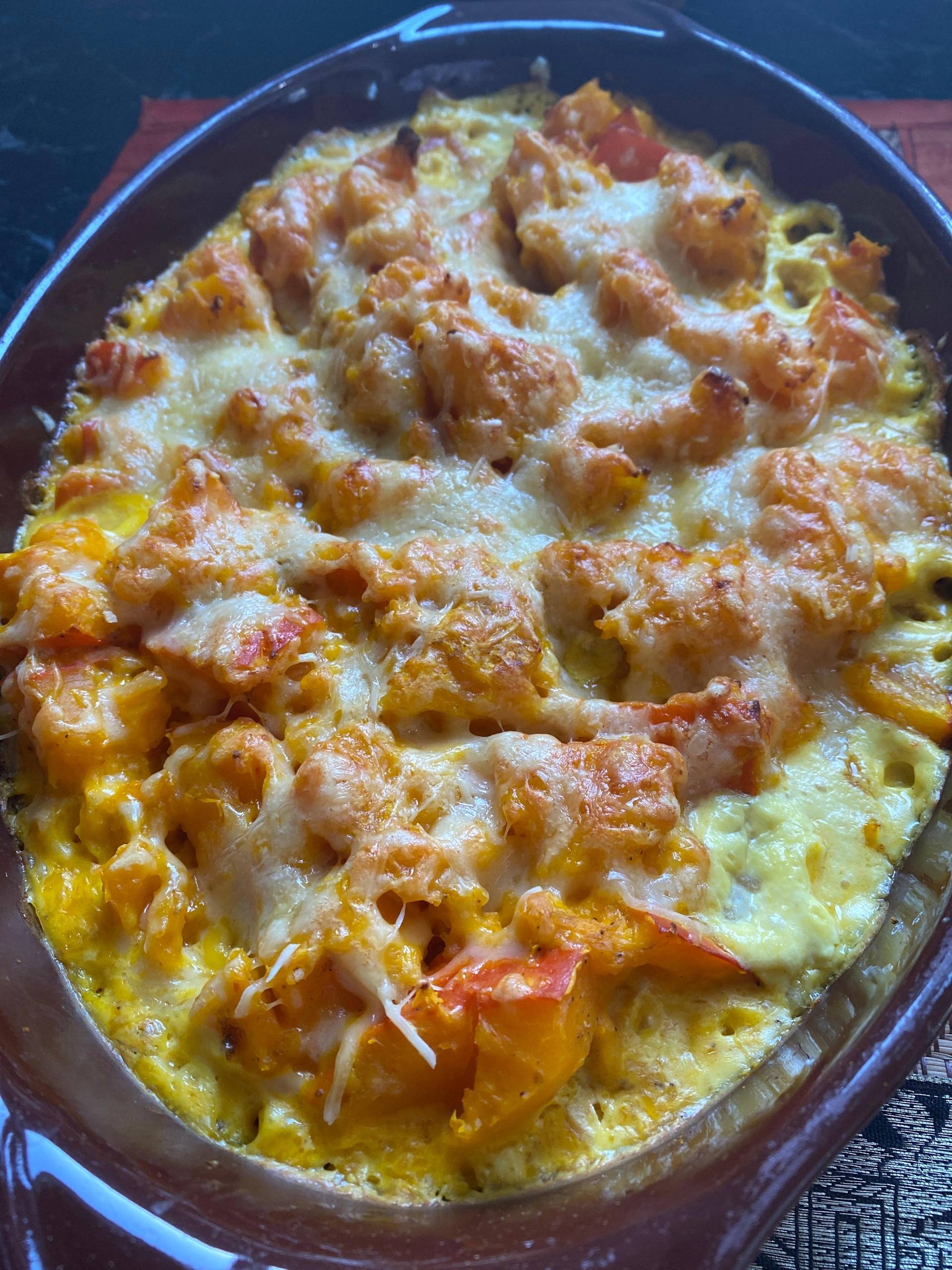 Gratin de potimarron curry et lait de coco - Recette Cookeo | Moulinex