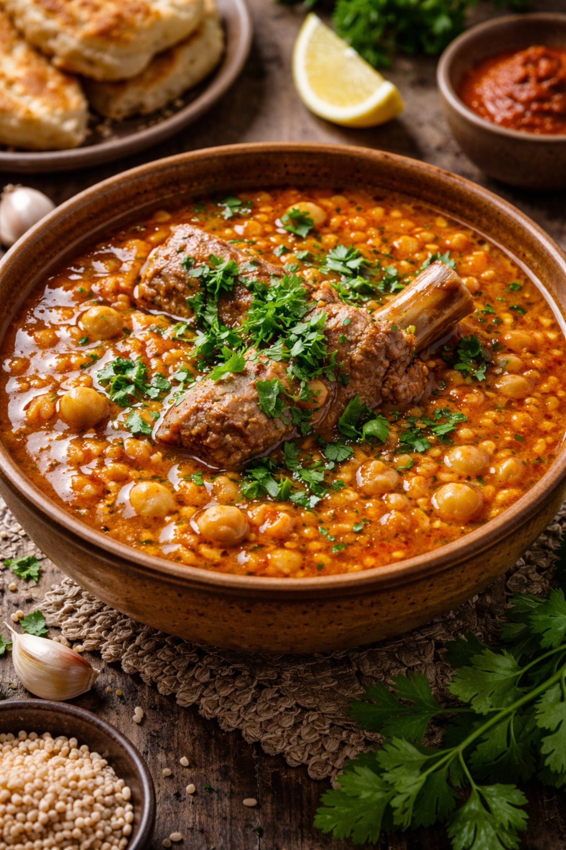 Chorba agneau et semoule d’orge - Recette Cookeo V3 | Moulinex