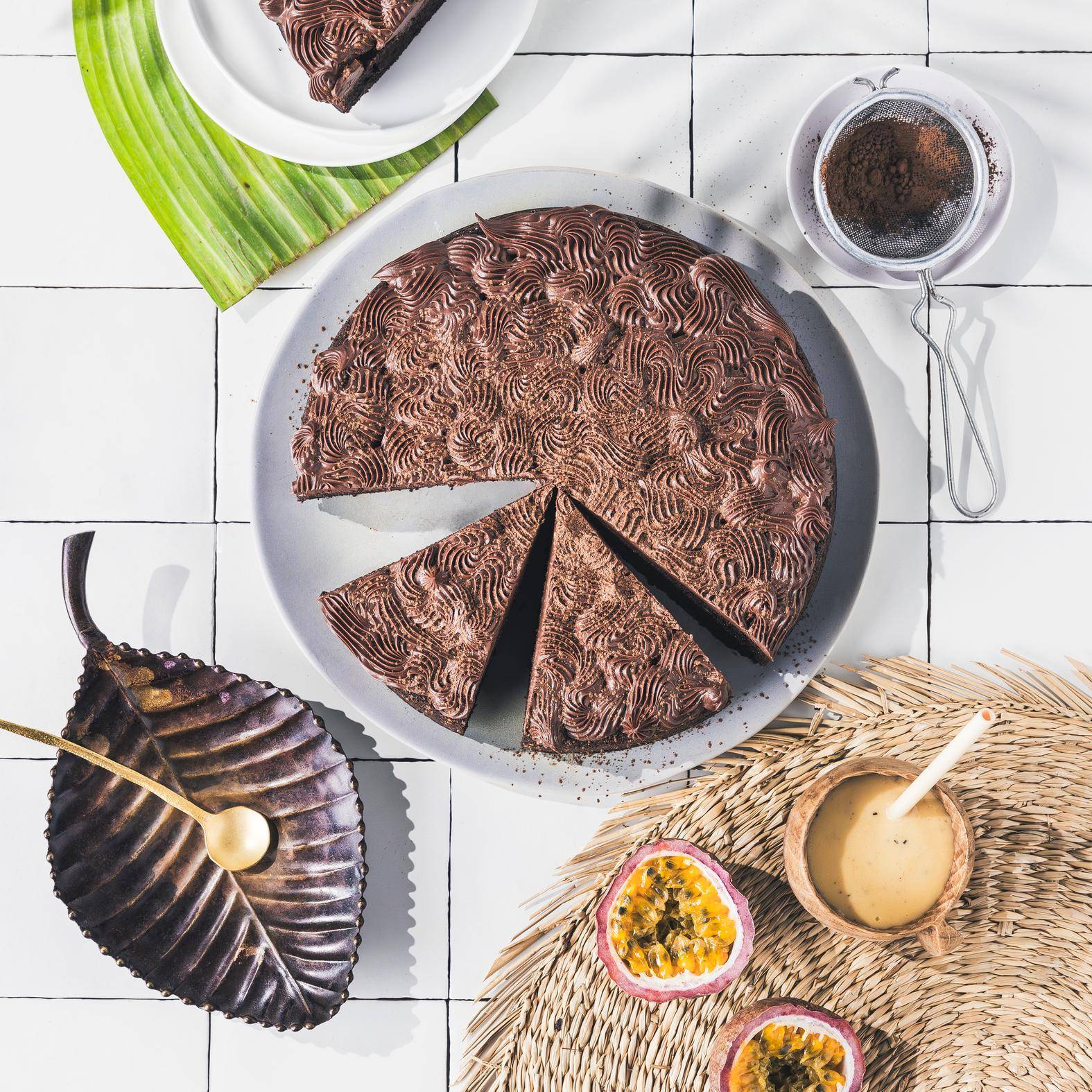 Chocolate cake à la ganache - Recette Perfectmix + | Moulinex