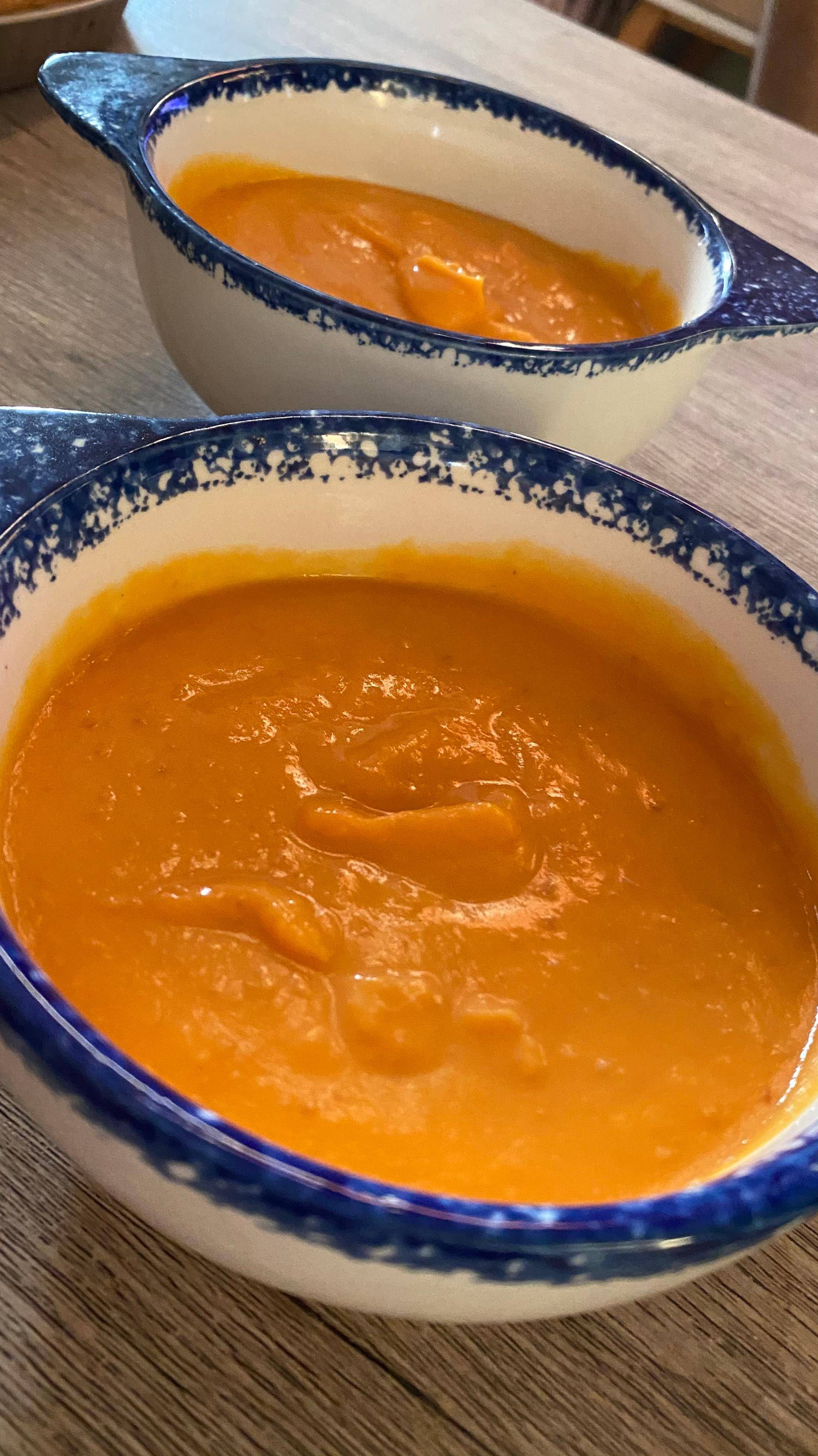 Velouté de patates douces et bacon - Recette Companion Connect | Moulinex