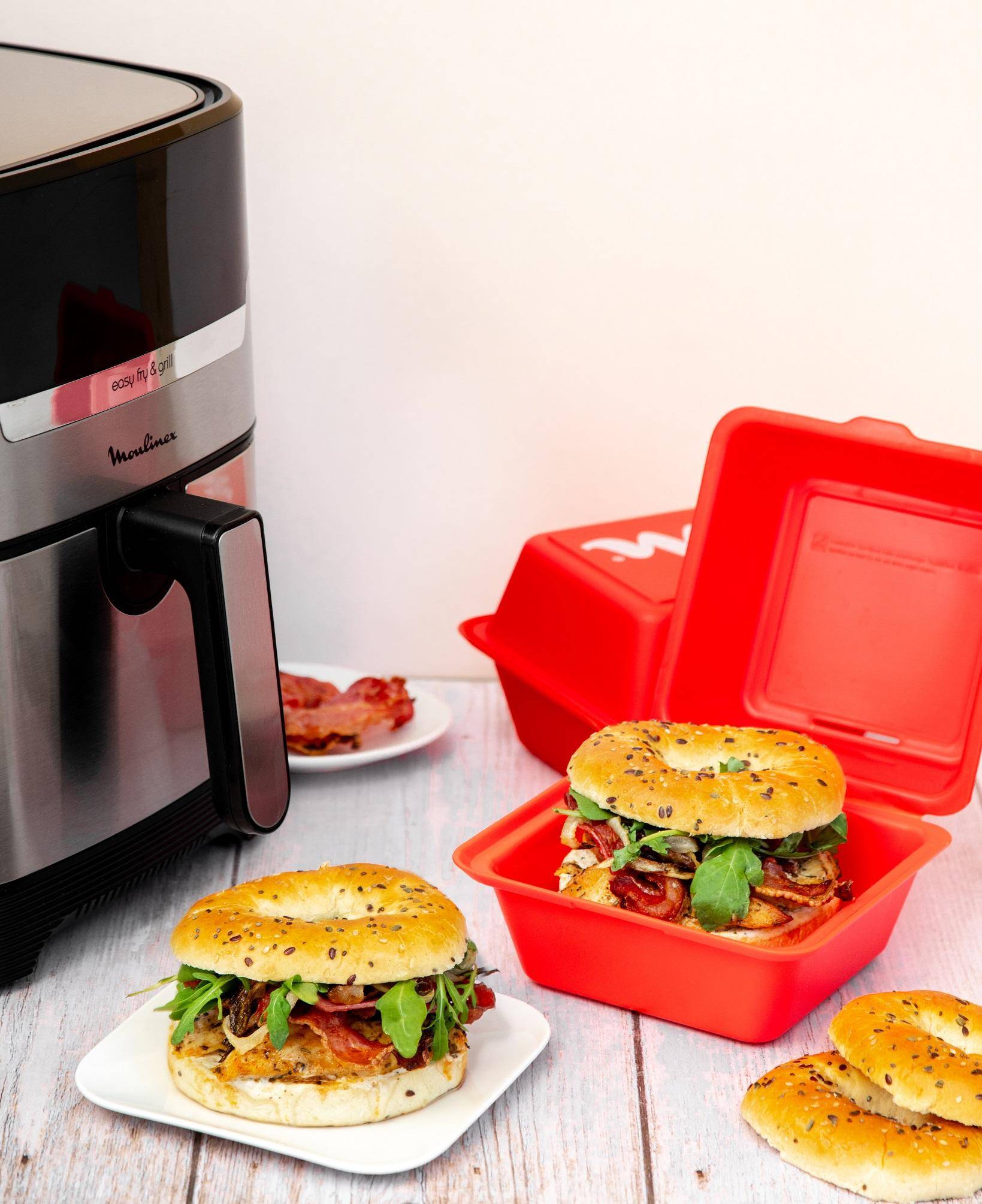 Bagel CBO - Recette EASY FRY & GRILL 2 in 1 XXL | Moulinex
