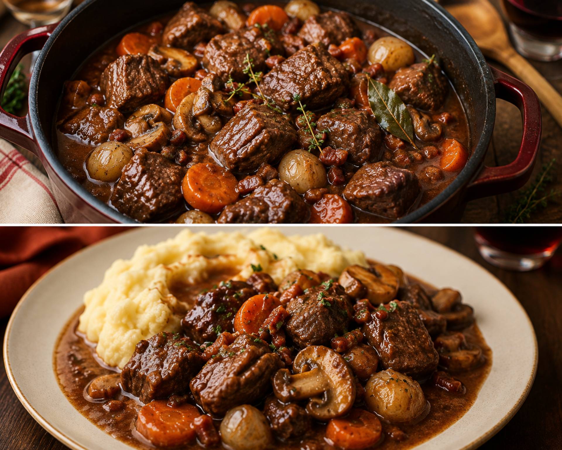 Bœuf bourguignon au Merlot - Recette Cookeo V3 | Moulinex