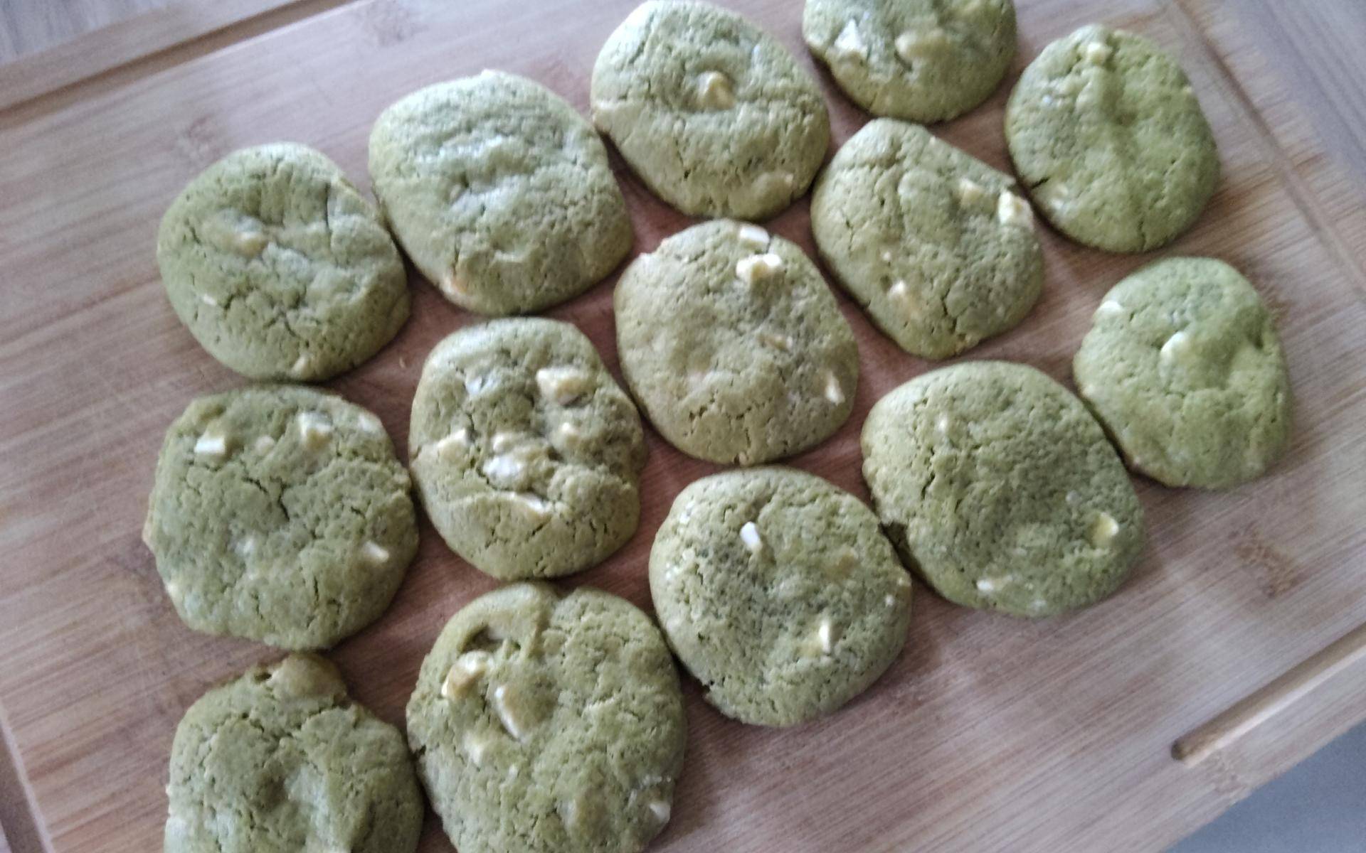 Cookies au matcha et chocolat blanc - Recette Companion Connect XL | Moulinex