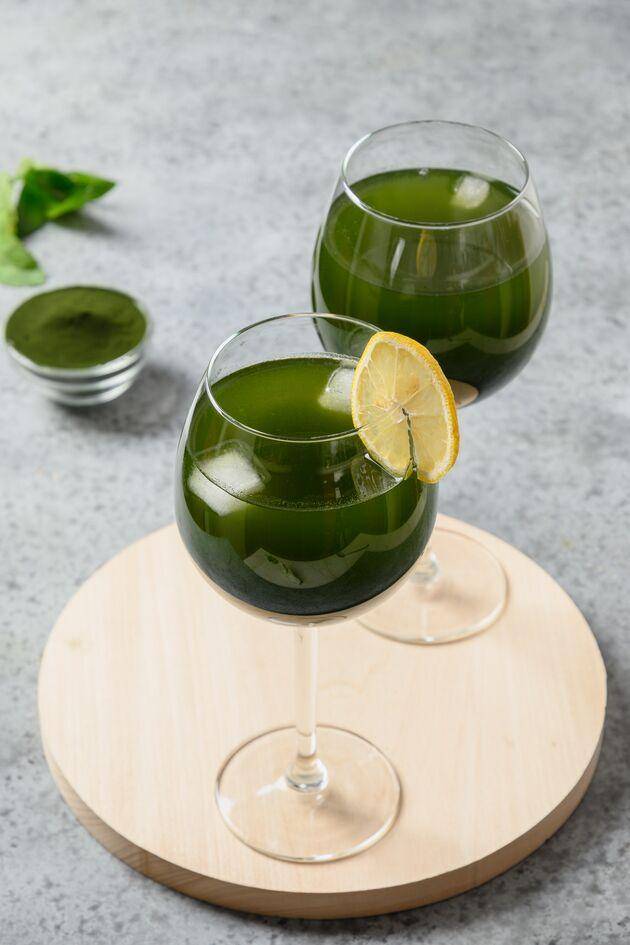 Jus vert spiruline et citron - Recette Perfectmix + | Moulinex