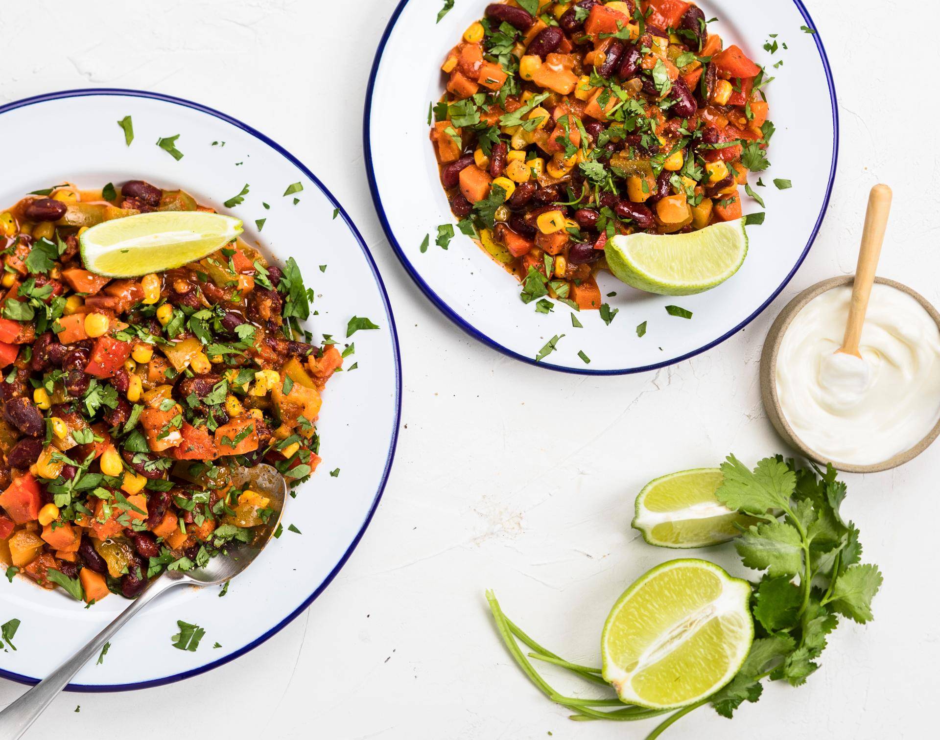 Chili végétarien à la coriandre - Recette Cookeo | Moulinex