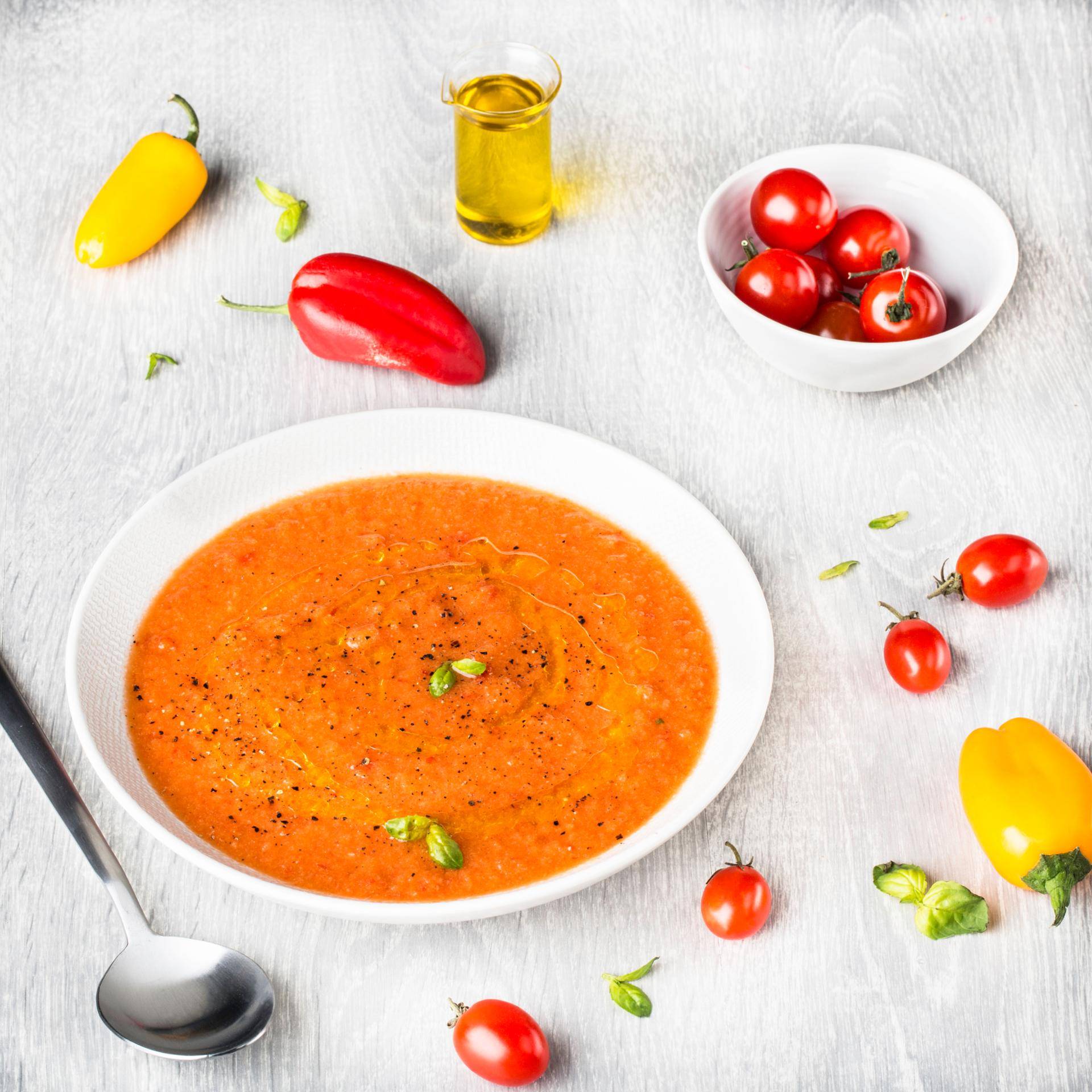 Gaspacho hot and spicy - Recette Companion | Moulinex