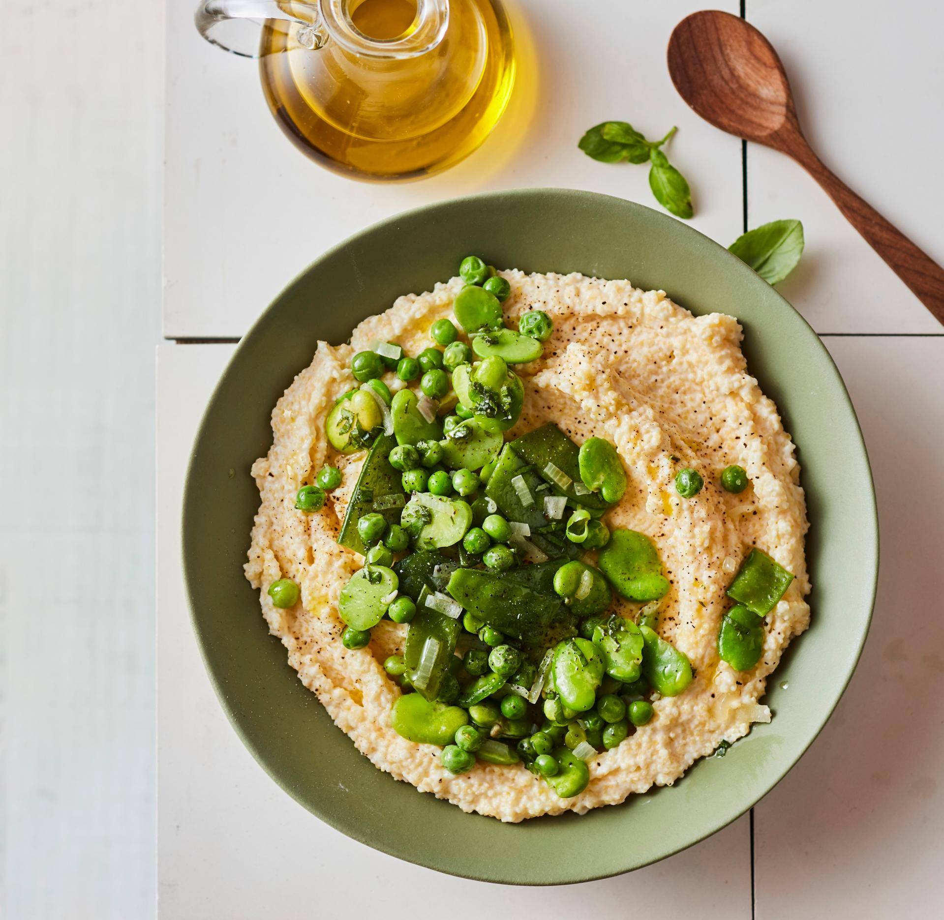 Polenta verde - Recette Cook'in One | Moulinex