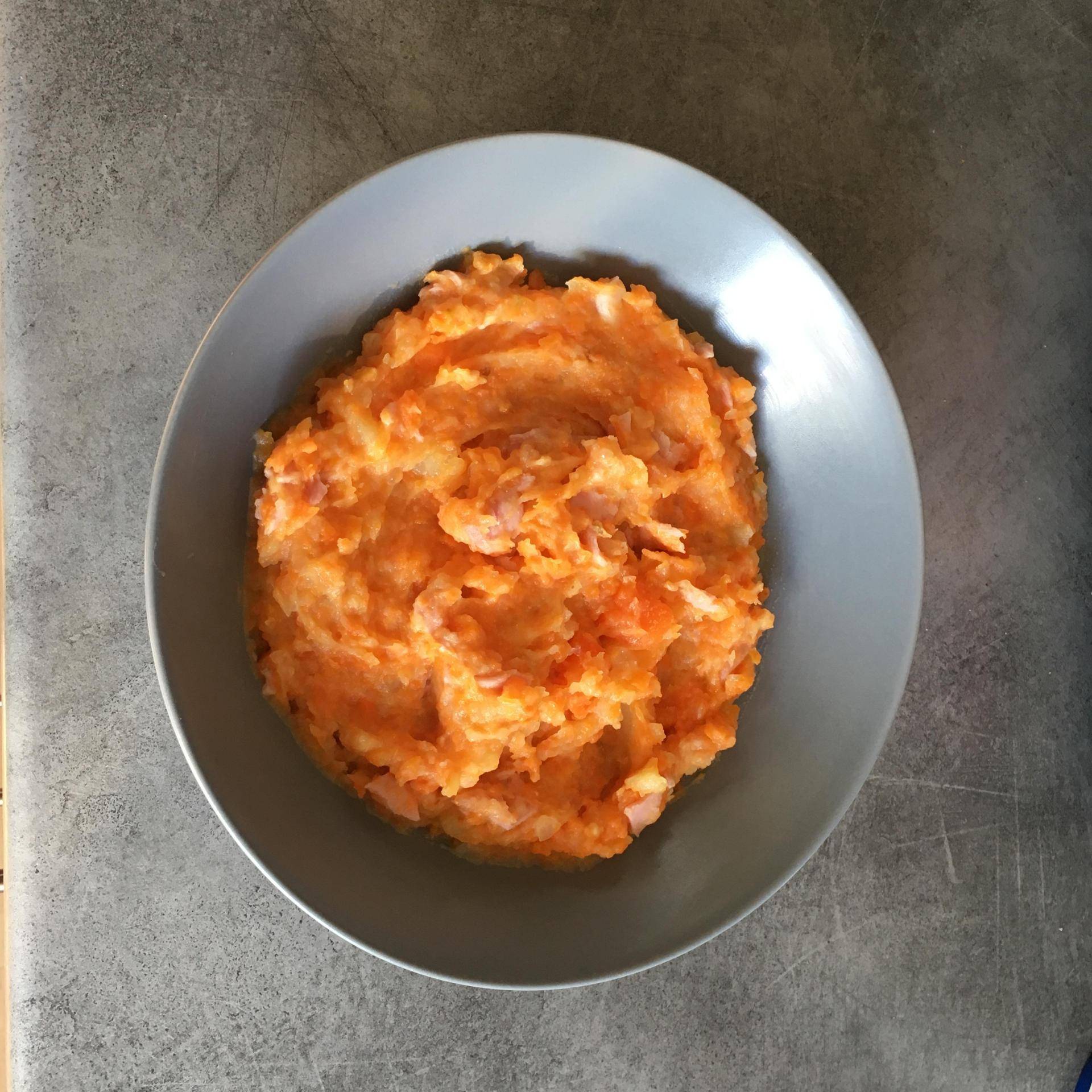 Purée Pdt Carotte Jambon au Beurre de Cacahuètes - Recette Cookeo | Moulinex