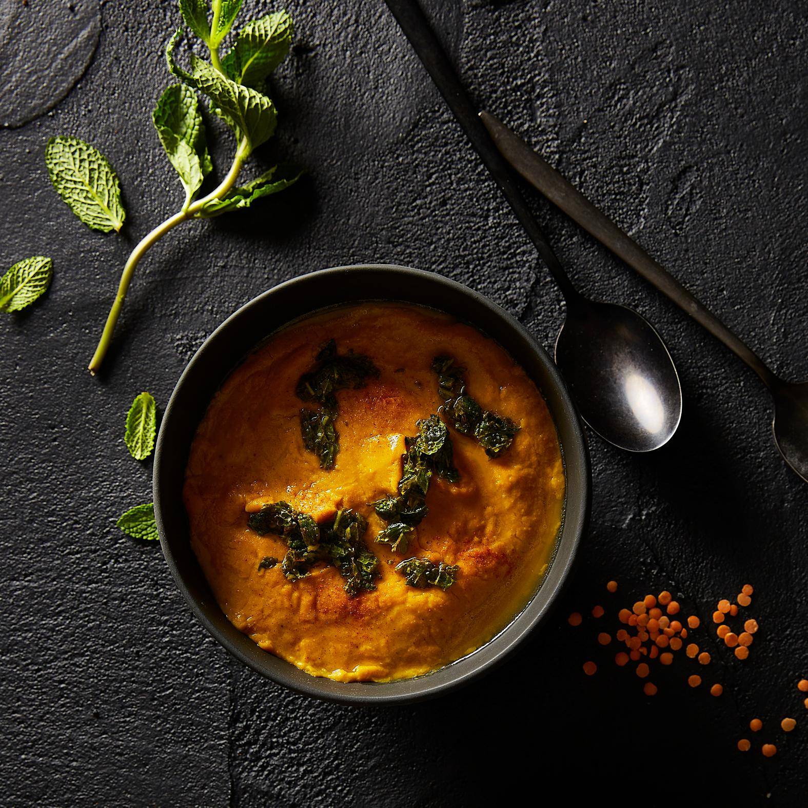 Soupe de lentilles corail turque, citron et menthe - Recette Perfectmix Cook | Moulinex