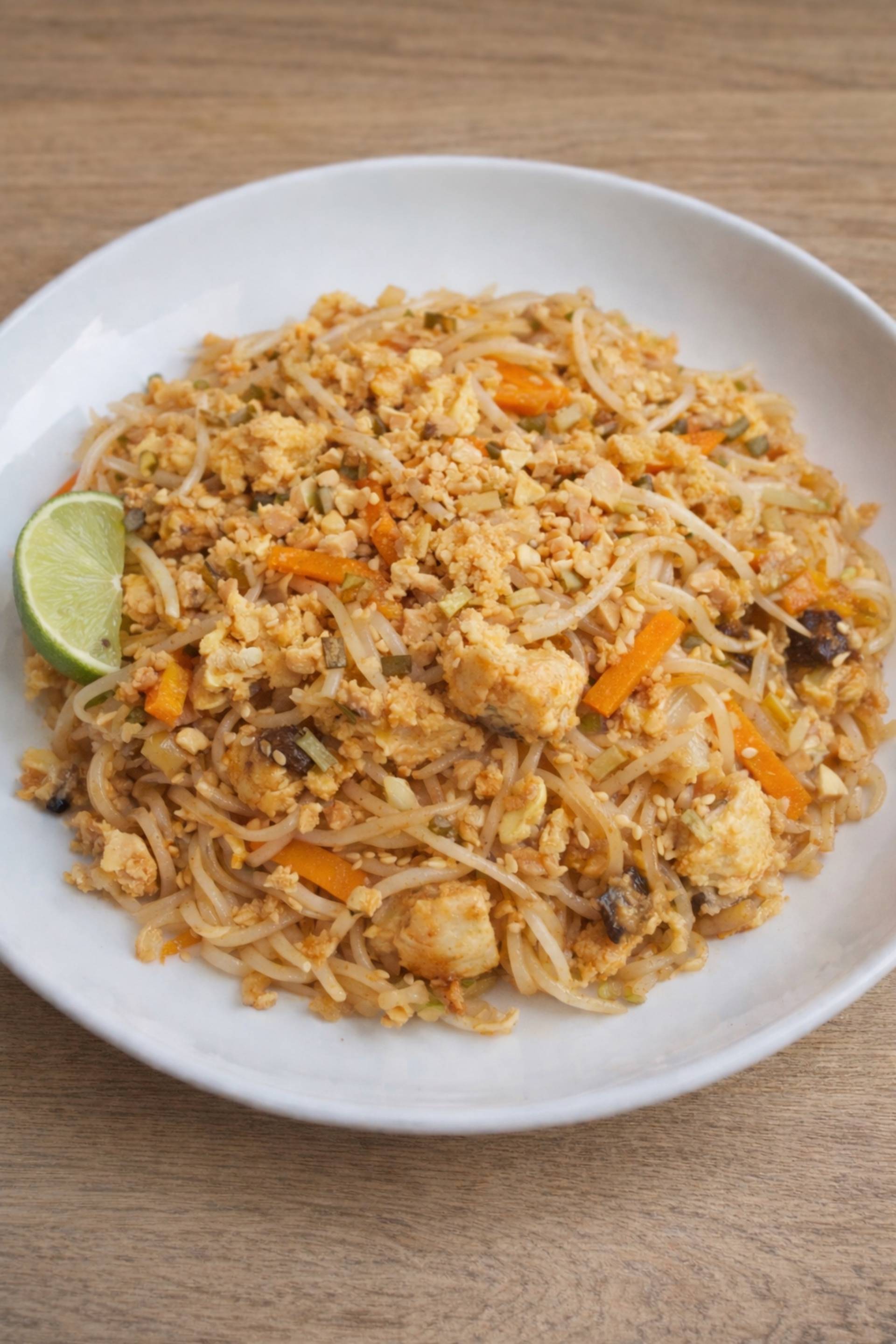 Pad Thaï nouilles de riz poulet crevettes - Recette Cookeo Infinity Autostir | Moulinex