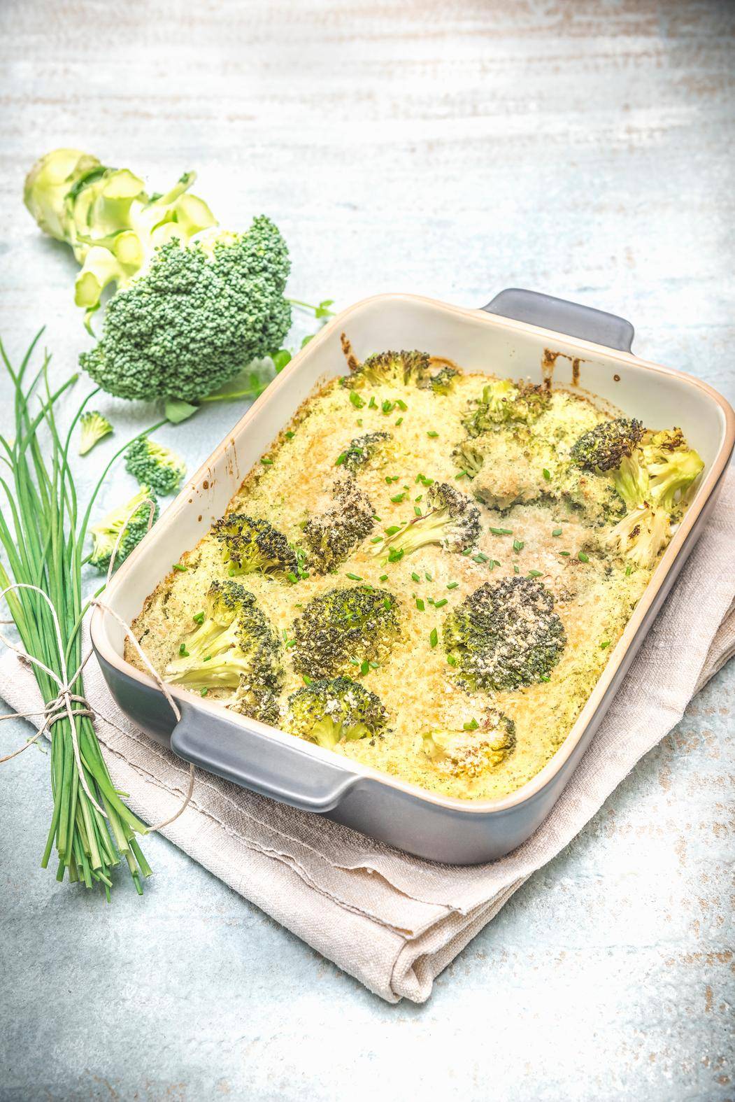 Gratin de brocolis vegan - Recette Companion | Moulinex