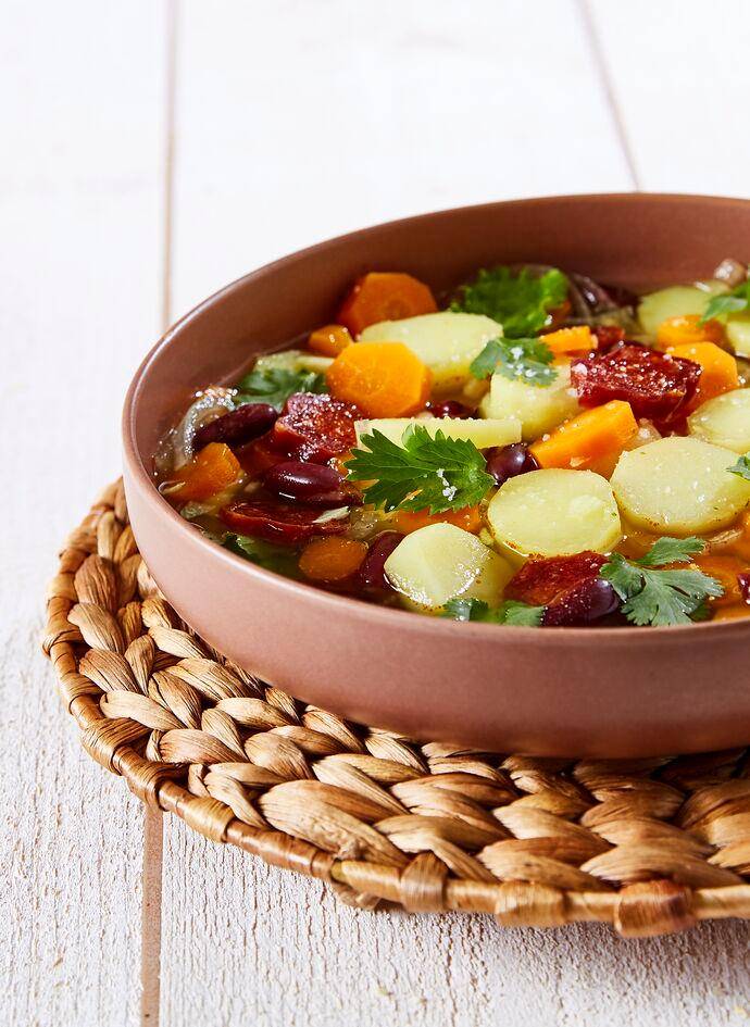 Soupe de Pierre portugaise - Recette Perfectmix Cook | Moulinex