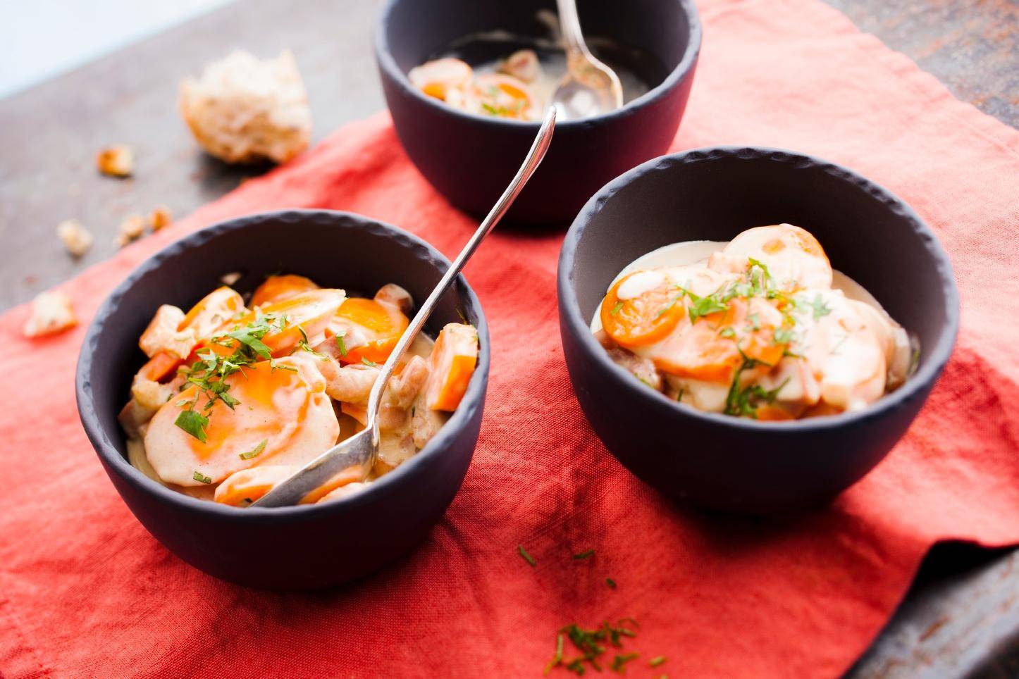 Carottes carbonara - Recette Cookeo | Moulinex