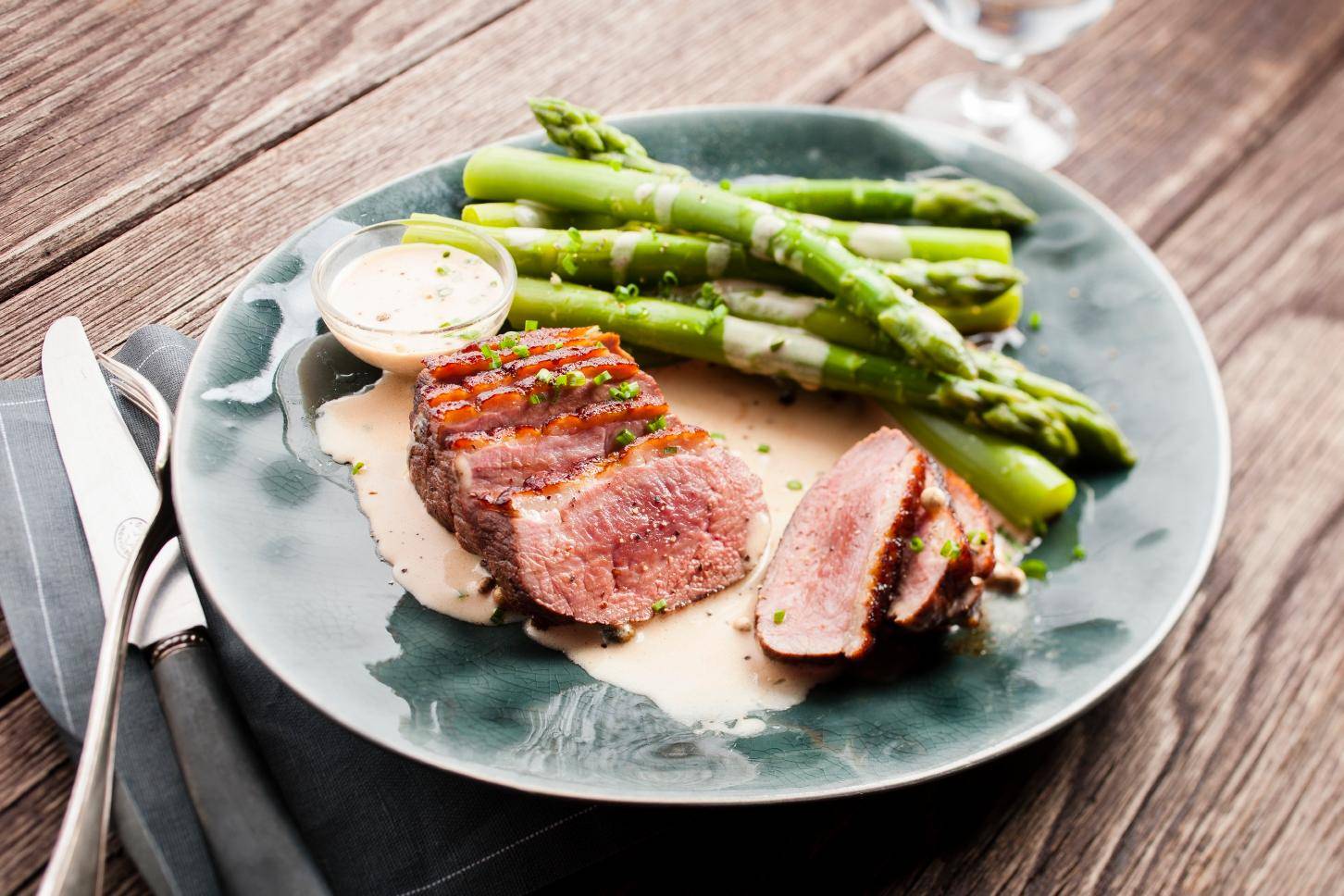 Magret asperges et poivre - Recette Cookeo | Moulinex