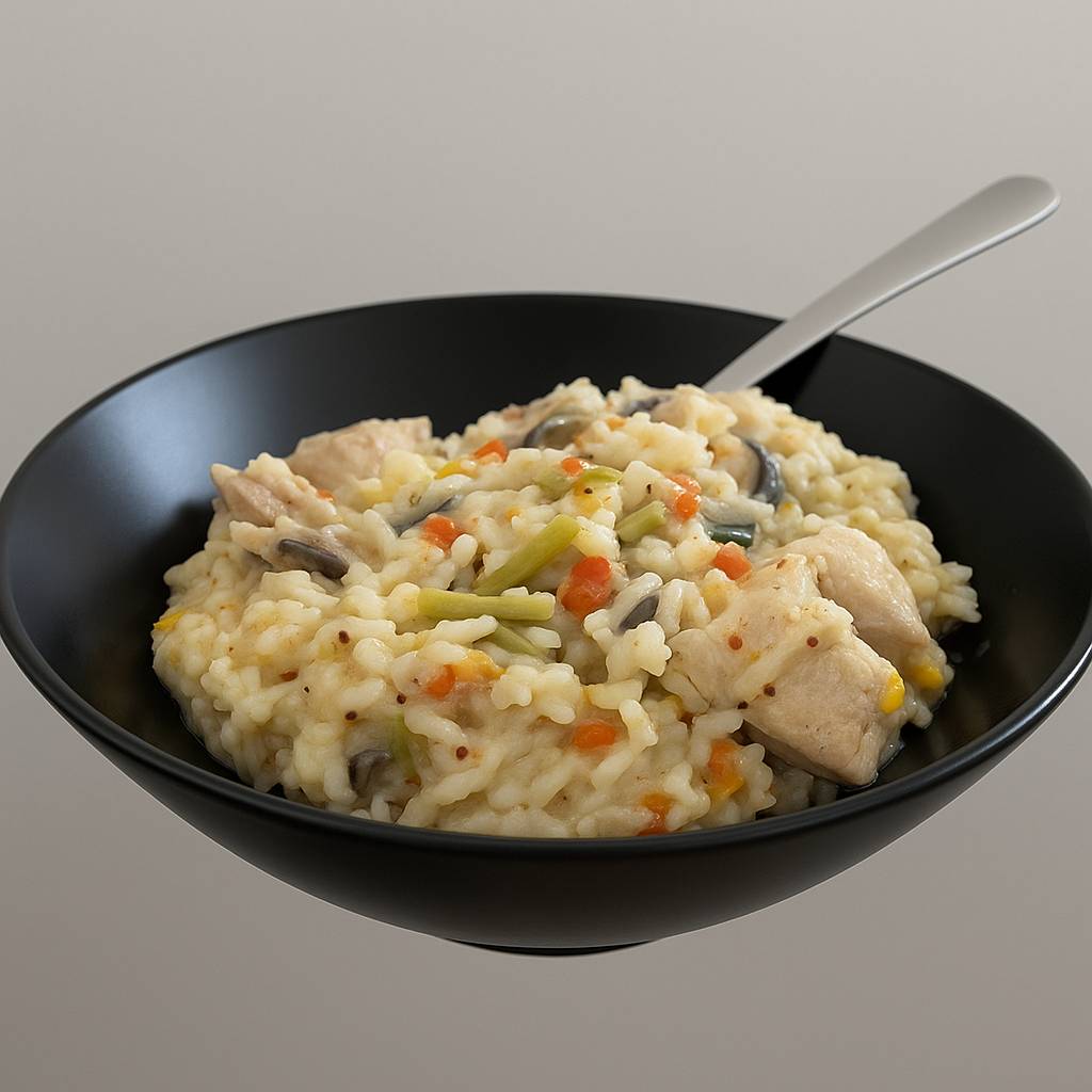 Poulet Moutarde riz et légumes - Recette Cookeo 9in1 | Moulinex