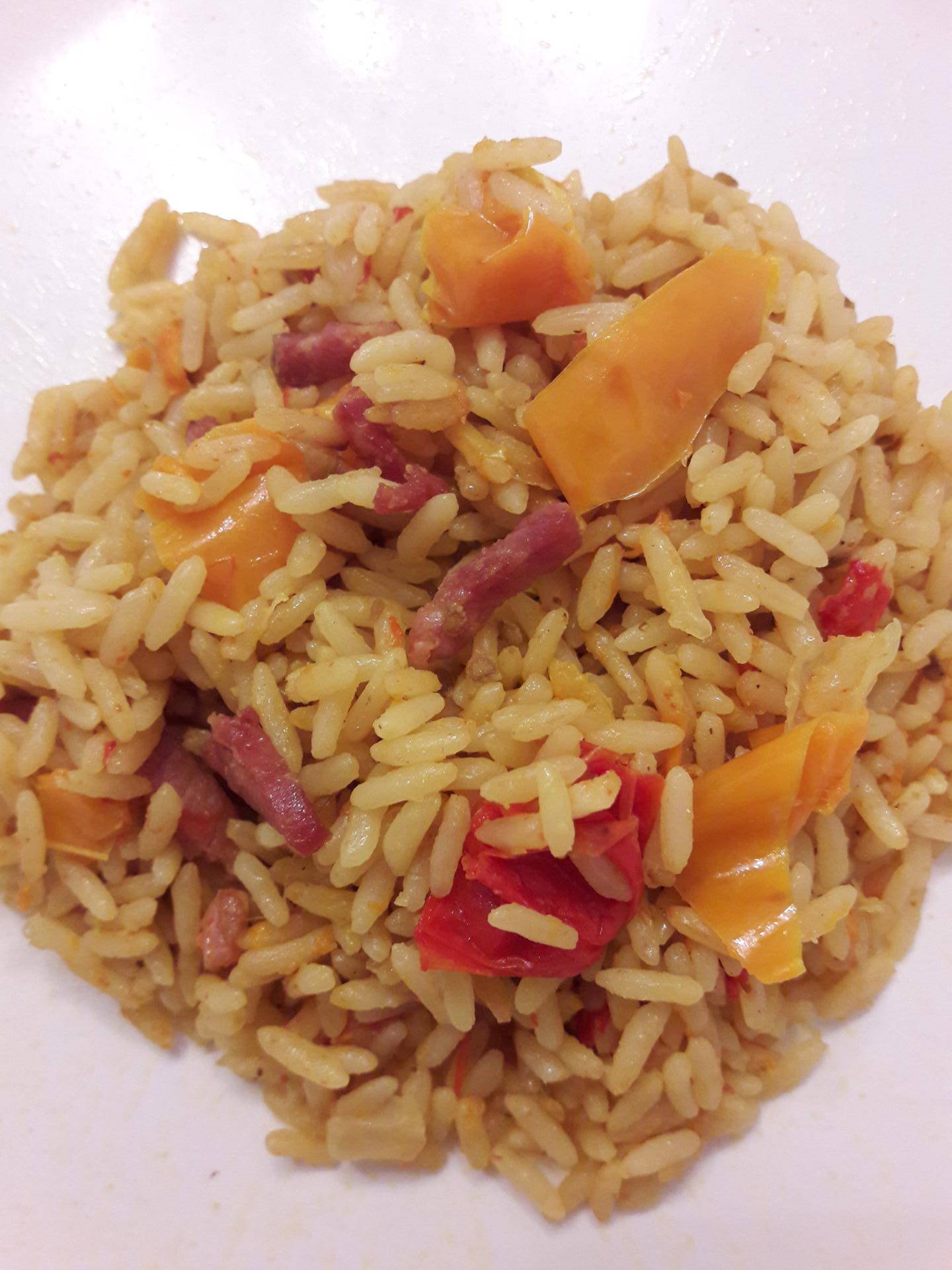 Riz et ses petits poivrons au curry - Recette Cookeo | Moulinex