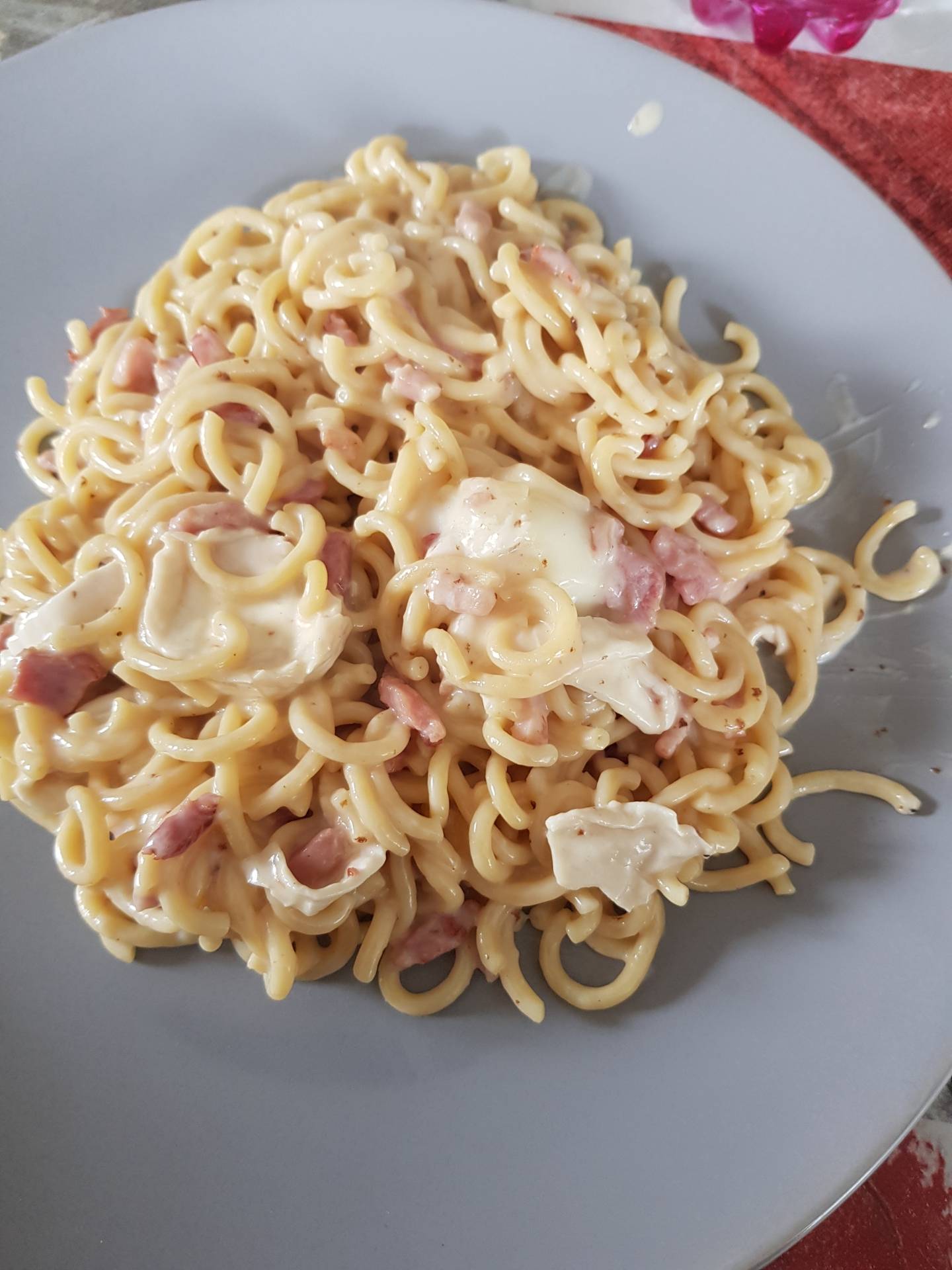 Pâtes lardons chèvre - Recette Cookeo | Moulinex