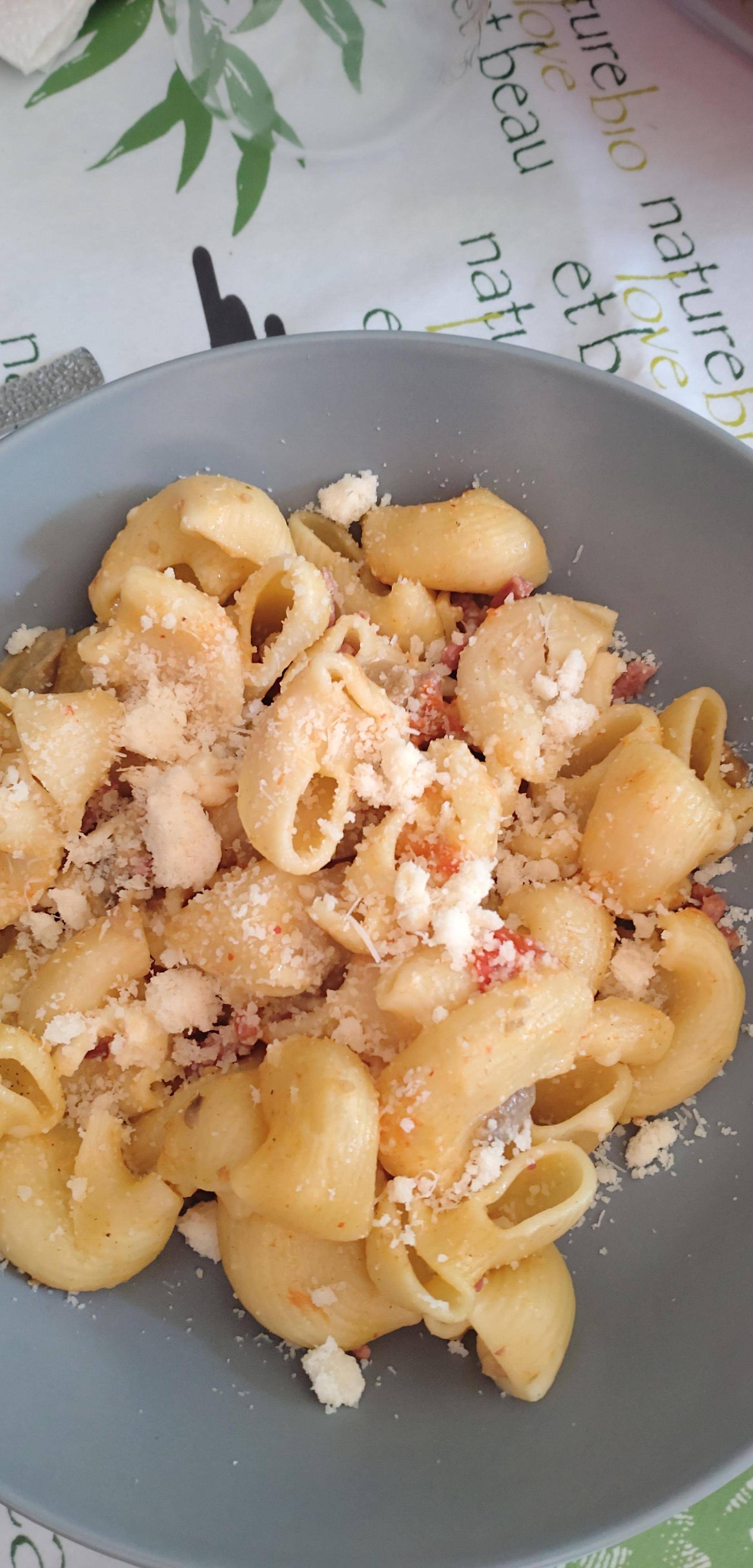 One Pot Pasta Bacon Chevre - Recette Cookeo | Moulinex