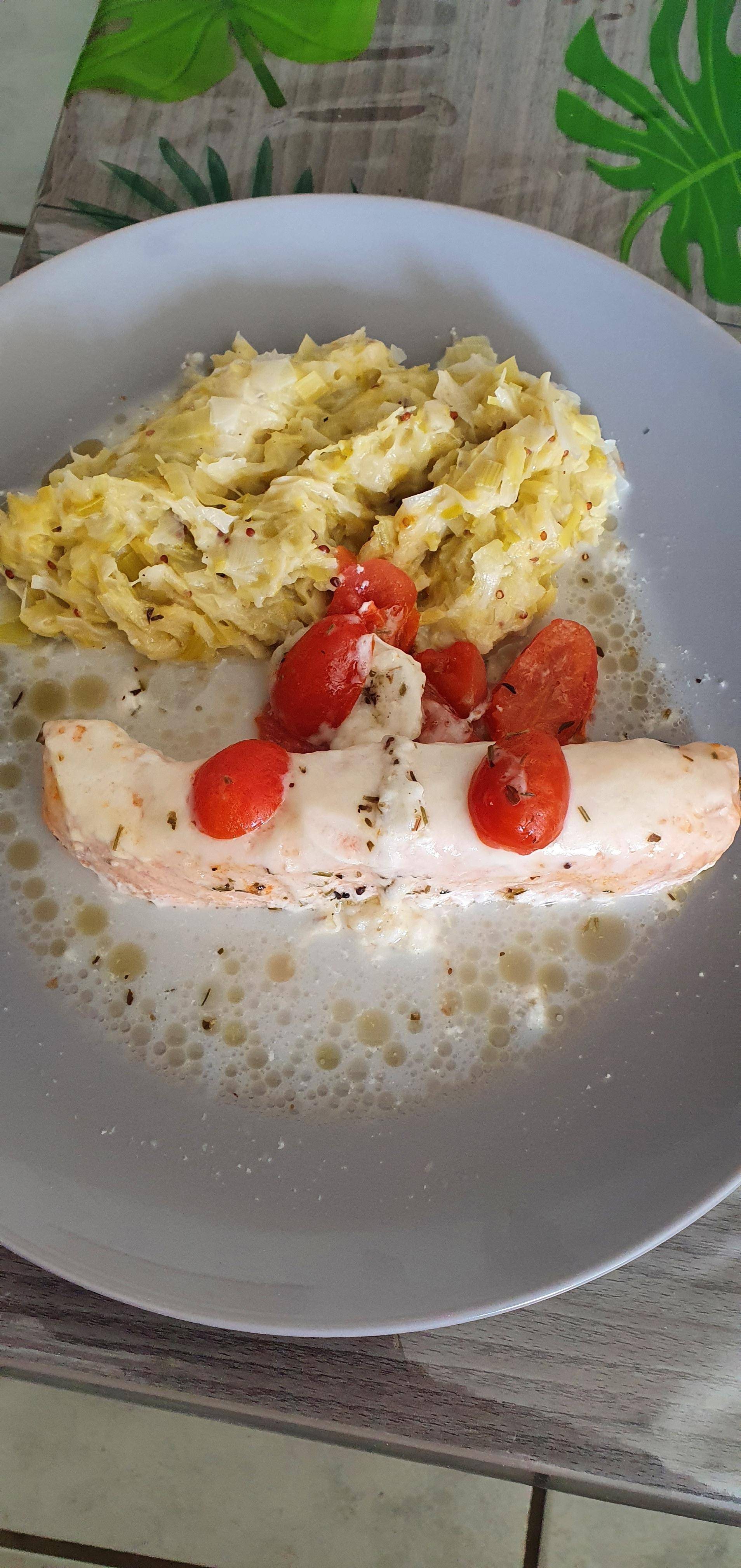 Saumon mozza tomate - Recette Cookeo | Moulinex