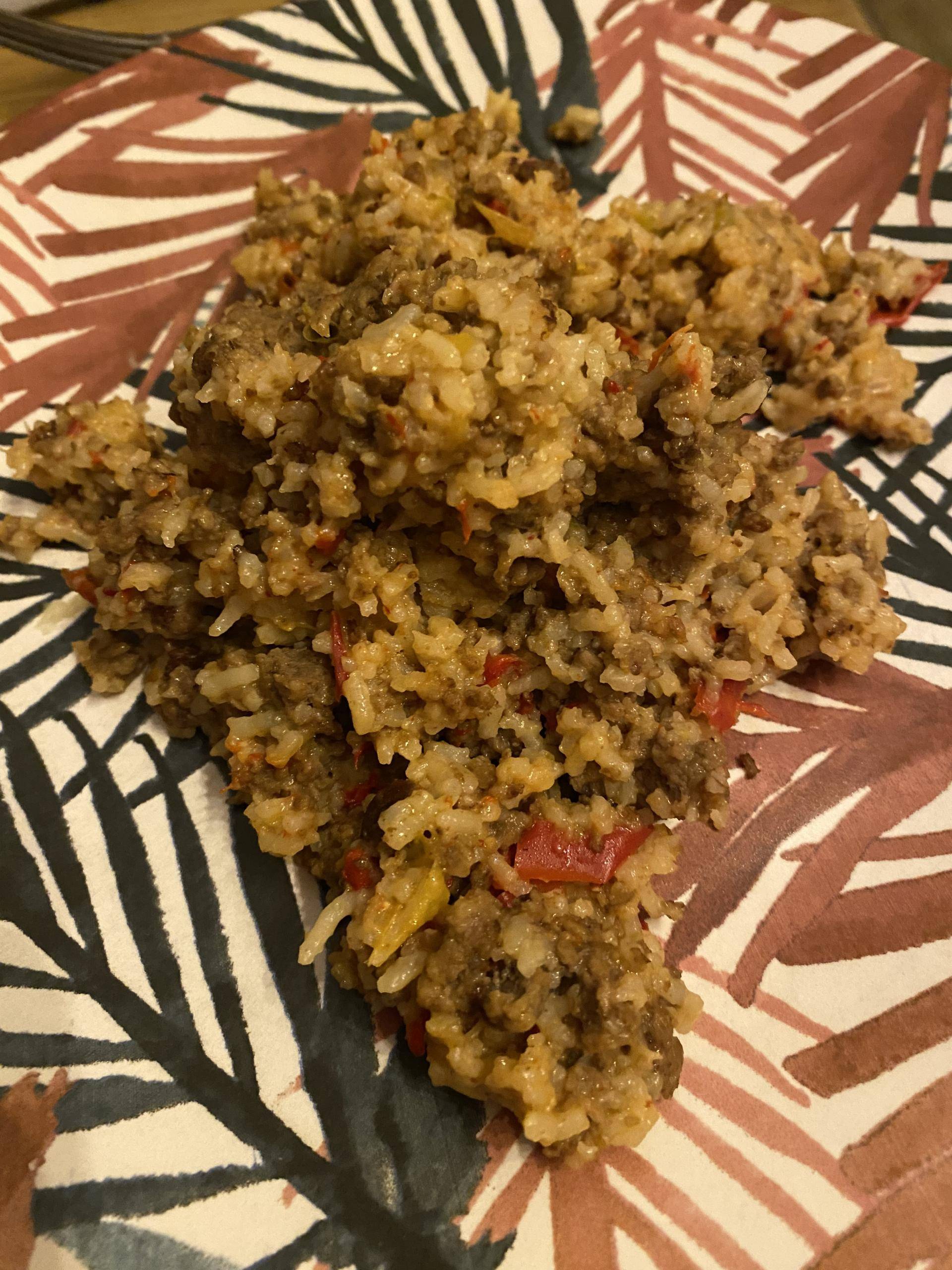 Steak haché, riz, poivrons - Recette Cookeo | Moulinex