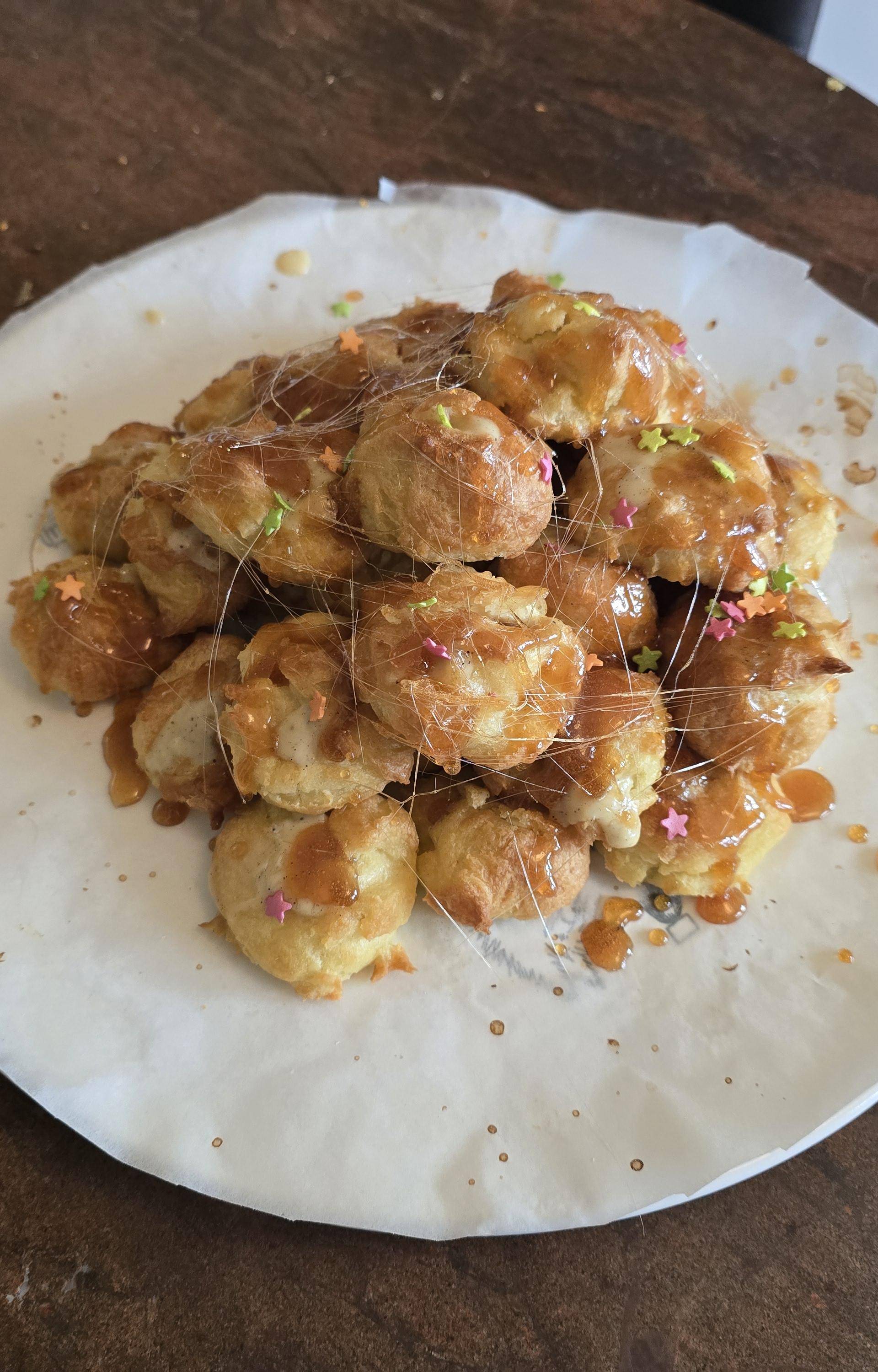 Beignet d'Ananas et crème montée au citron vert - Recette Companion | Moulinex