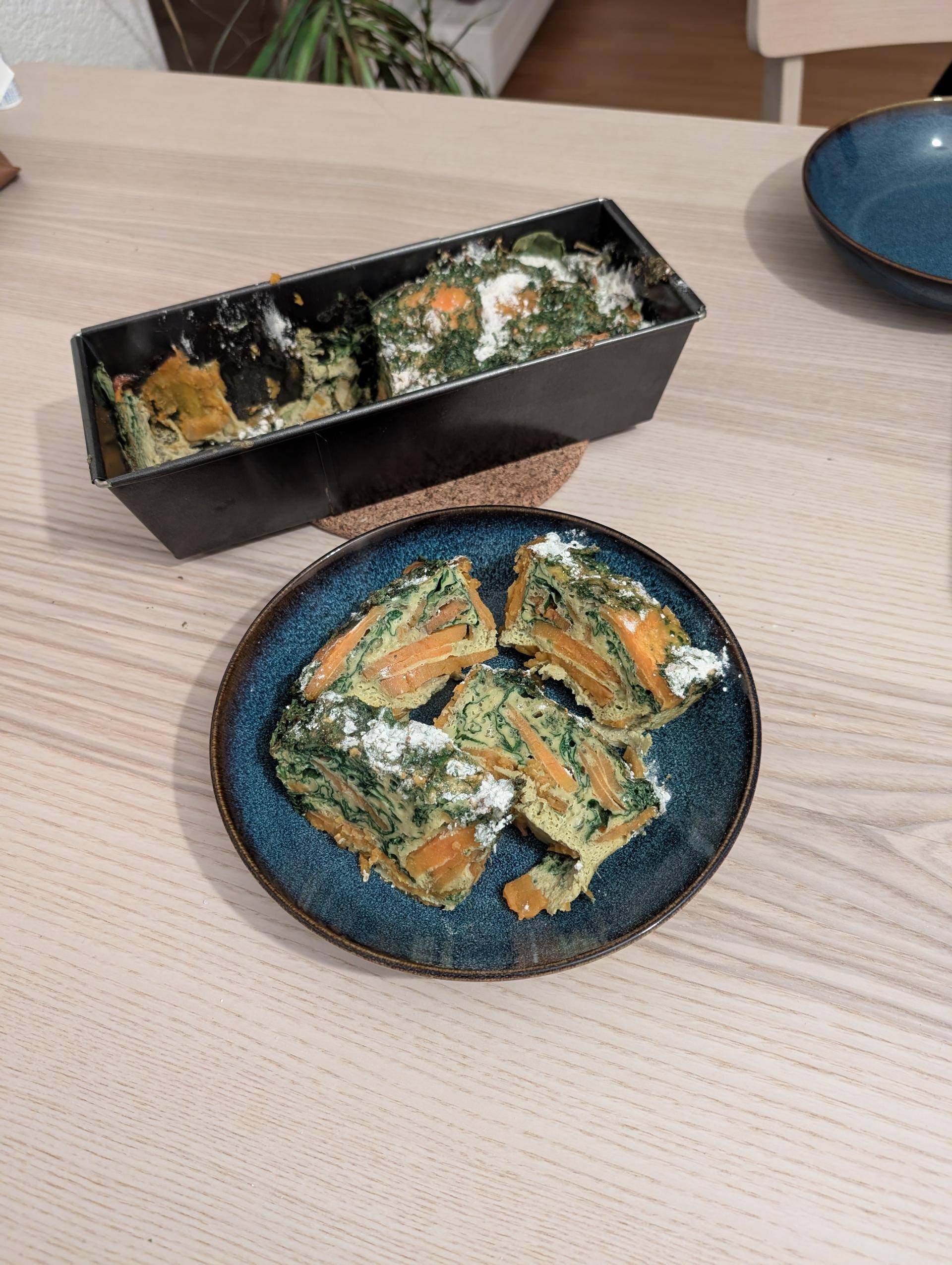 Tortilla de patates douces et épinards - Recette Companion Connect XL | Moulinex